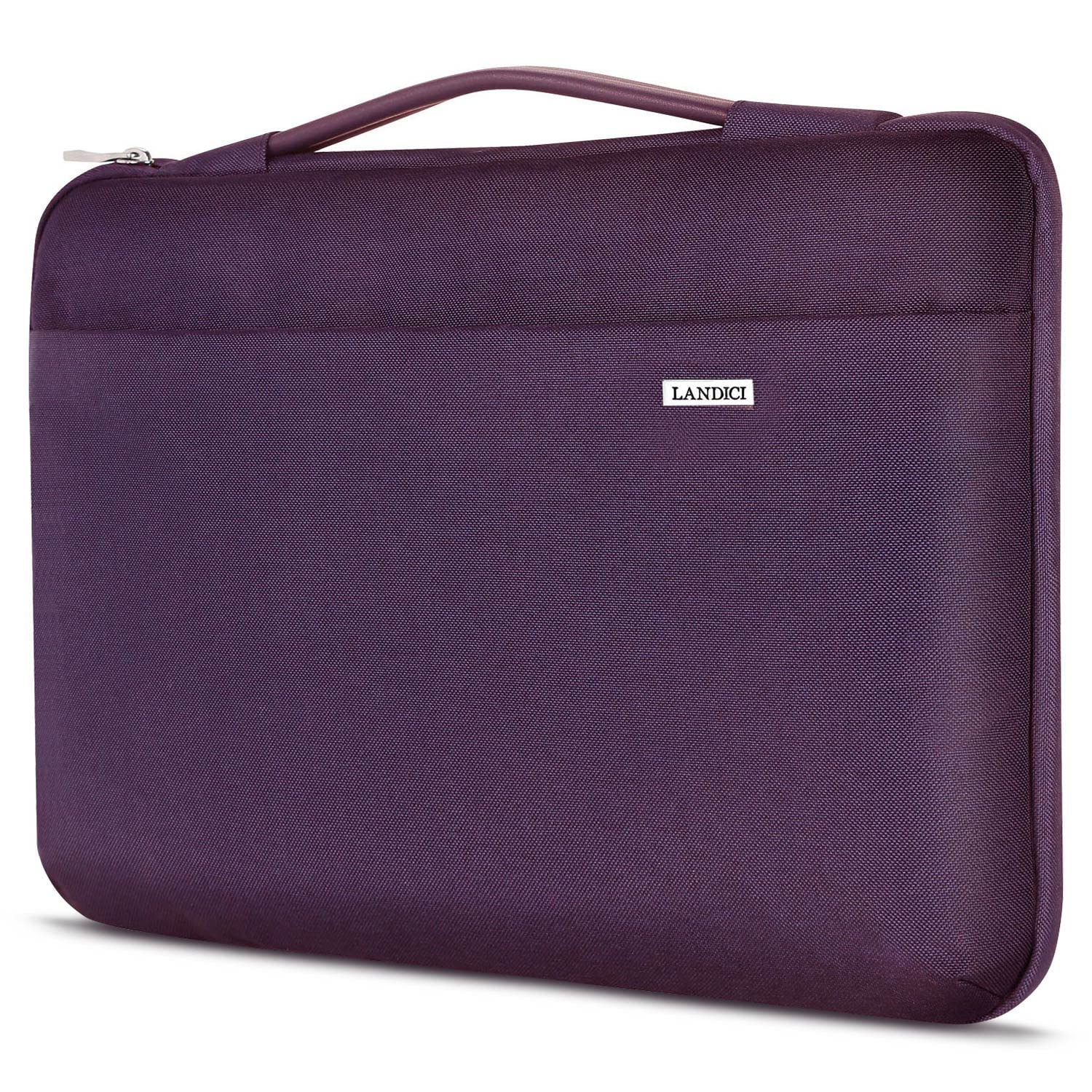 Premium 15.6 Inch Laptop Sleeve for MacBook Air 15, MacBook Pro 15/16 & More - Waterproof Protective Case with 360° Shock Absorption - Stylish Purple Carrying Bag for Women - Perfect for Work, Travel & School