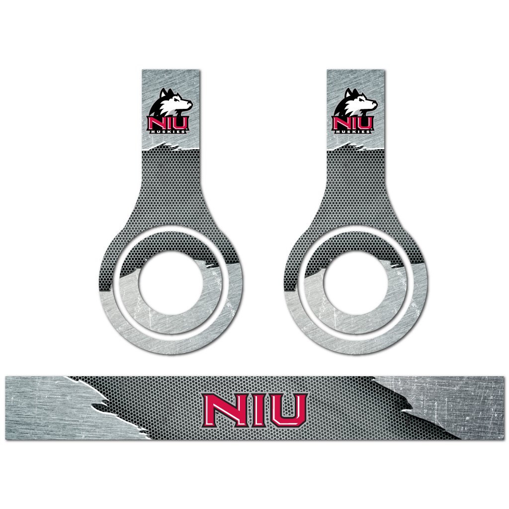 VictoryStore Northern Illinois University Beats Solo HD Headphone Skins - 3 Premium Metal Designs for College Students & Music Lovers | Durable Protective Covers for School, Travel & Daily Use