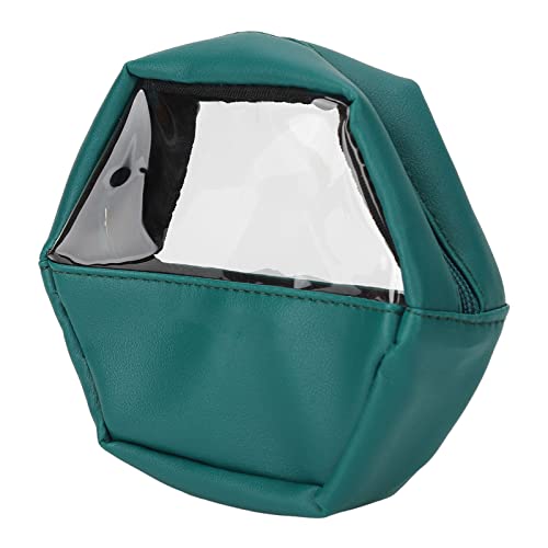 Waterproof Small Makeup Pouch with Clear Window - Travel Cosmetic Bag for Lipsticks & Essentials | Perfect for Business Trips, Gym & Daily Organization
