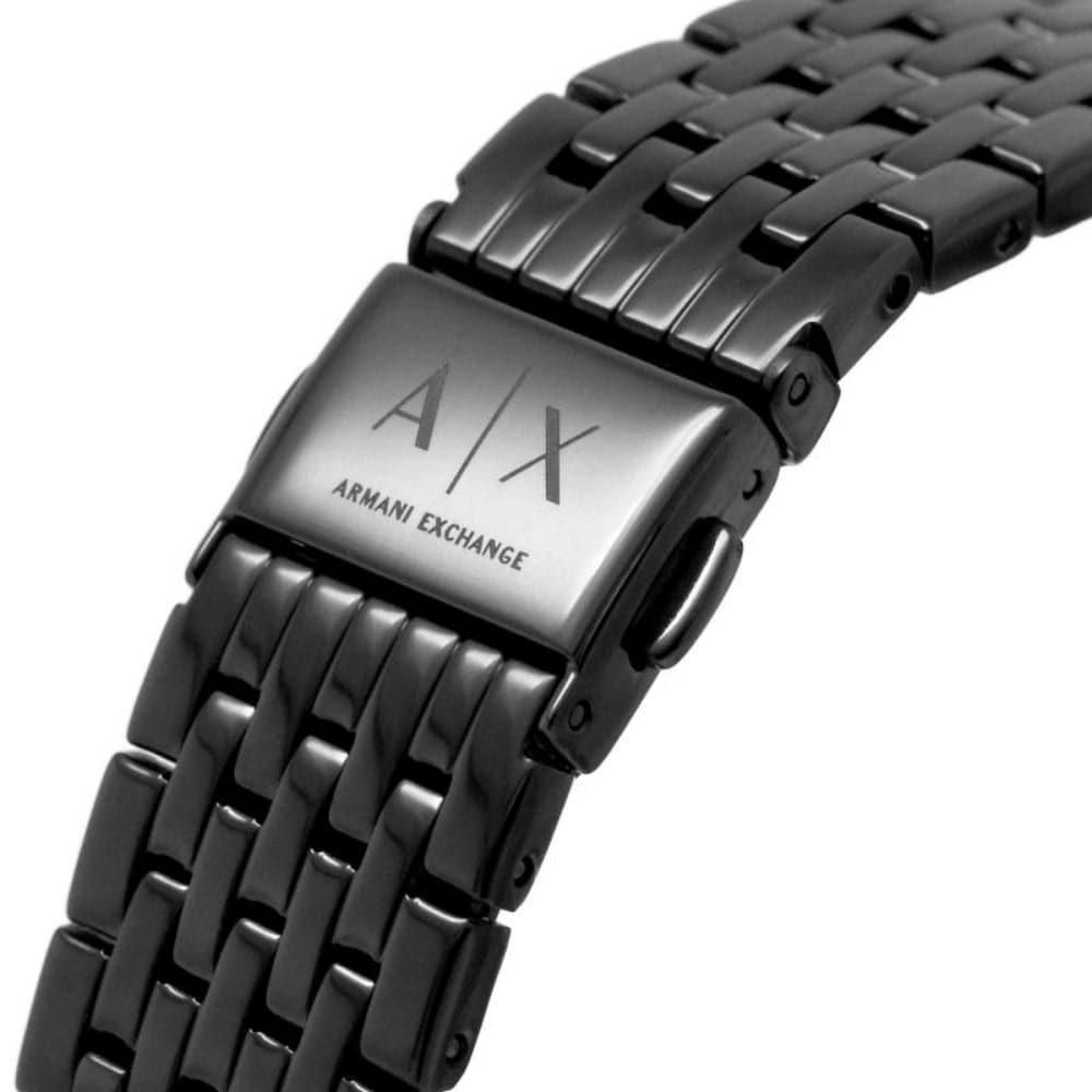 Armani Exchange AX5587 Women's Watch - Black Dial & Stainless Steel Strap | Fashion Accessory for Work, Party & Everyday Wear