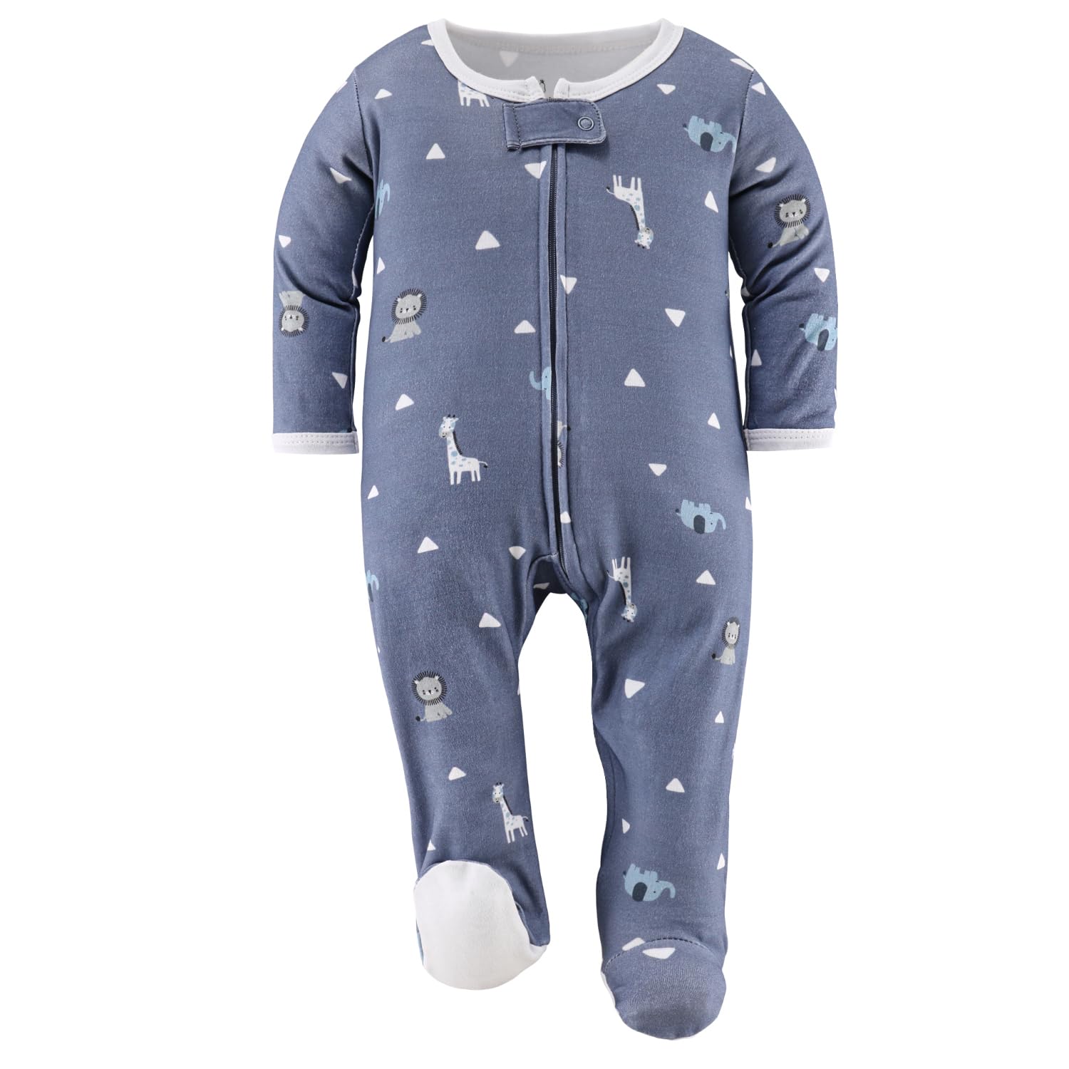 The Peanutshell Baby Boy Sleepers - Soft Cotton Sleep & Play Pajamas for Newborn to 9 Months (0-3M, 3-6M, 6-9M) - Cozy Infant Pjs for Nighttime & Daytime Wear