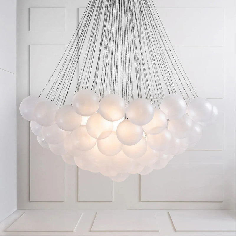 Elegant Cloud Chandelier Lighting Fixture - Modern Ceiling Light for Living Room, Bedroom & Dining Room Decor
