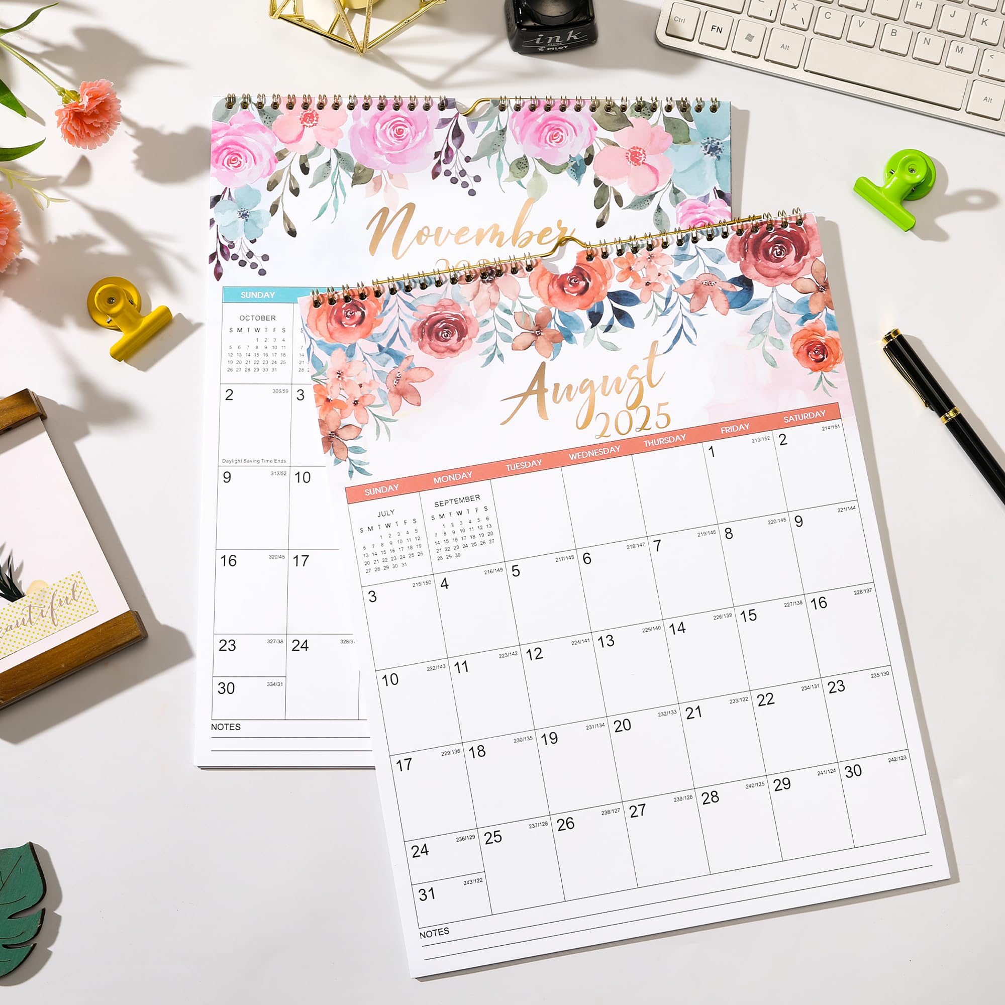 2025-2026 Wall Calendar - 18 Month Planner from July 2025 to December 2026 | 11.4