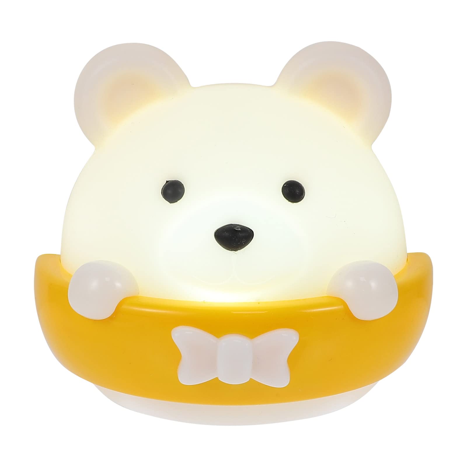 iBasenice 1pc Cute Bear Shaped Night Light - Remote Control, Rechargeable LED Bedside Lamp for Kids Room, Nursery, Bedroom Decor & Cozy Nighttime Reading