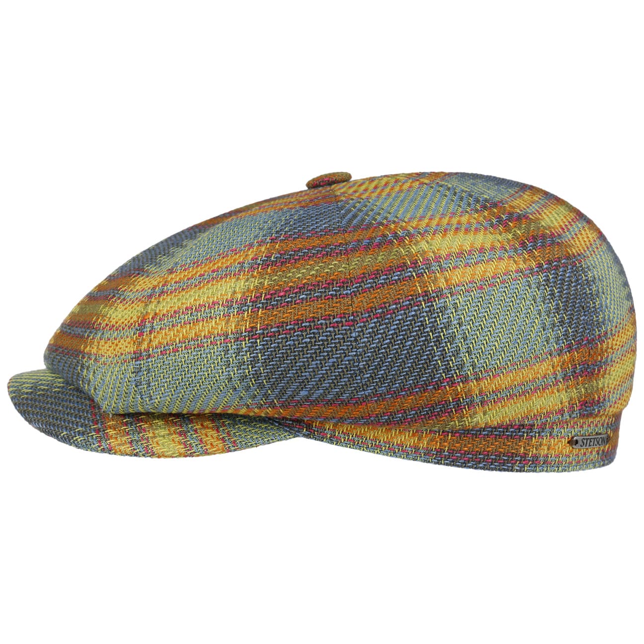 Stetson Hatteras Hilverston Newsboy Cap for Men - Vintage Style Flat Cap with Brim, Wool Blend, Adjustable Fit - Perfect for Casual Wear, Outdoor Activities, and Fashion Accessories