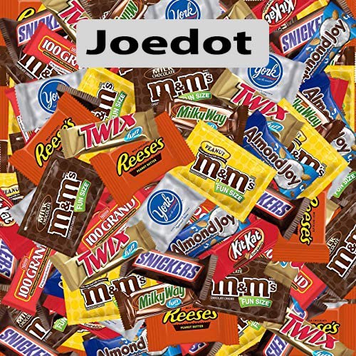 Joedot 5lbs Bulk Chocolate Candy Variety Pack - 80oz Assorted Individually Wrapped Treats for Parties, Halloween, Christmas Gifts & Office Snacks | Perfect for Holiday Gift Baskets, Birthday Favors & Corporate Events