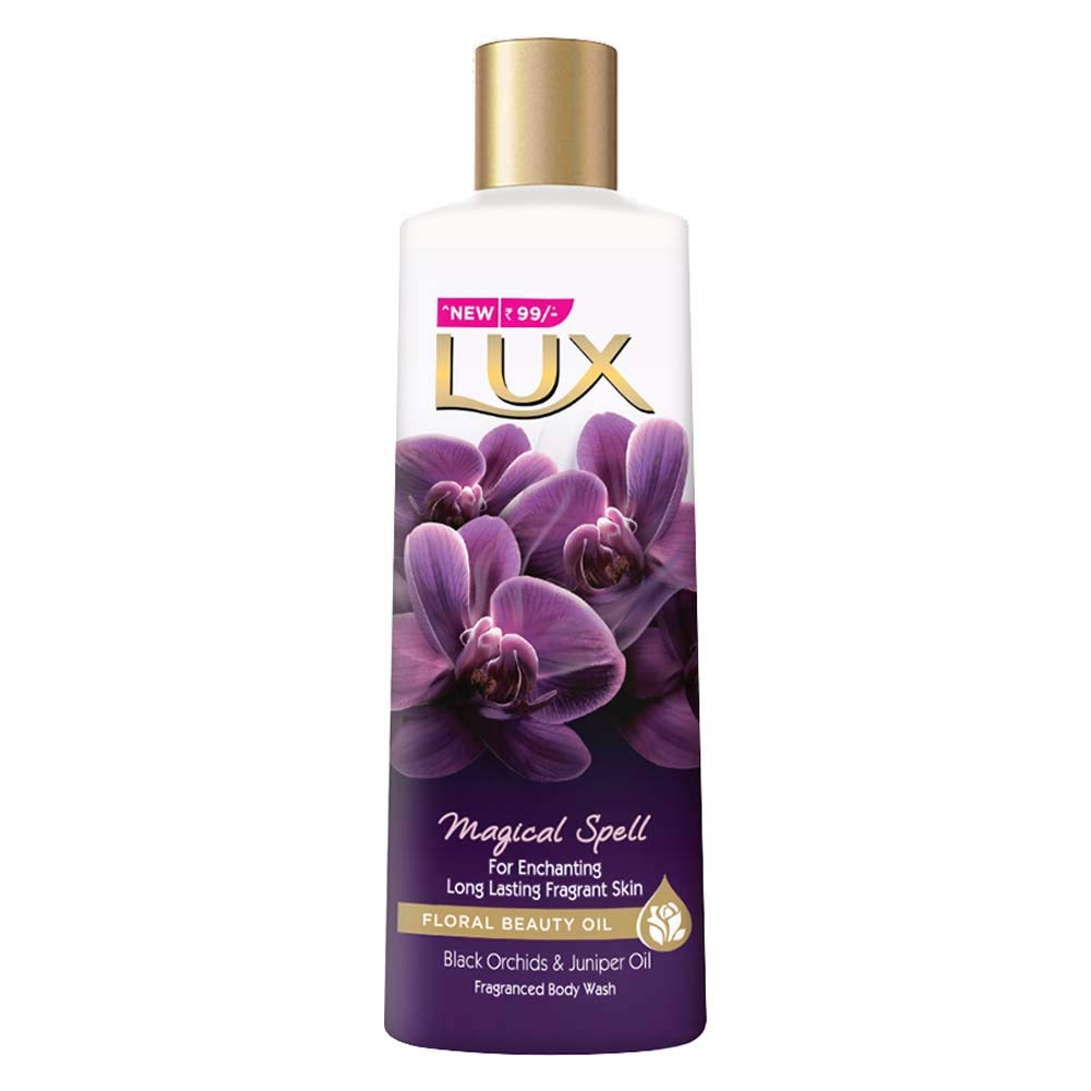 Lux Magical Spell Body Wash with Black Orchids & Juniper Oil - 8oz/235ml - Moisturizing & Aromatherapy Shower Gel for Relaxation & Self-Care Rituals