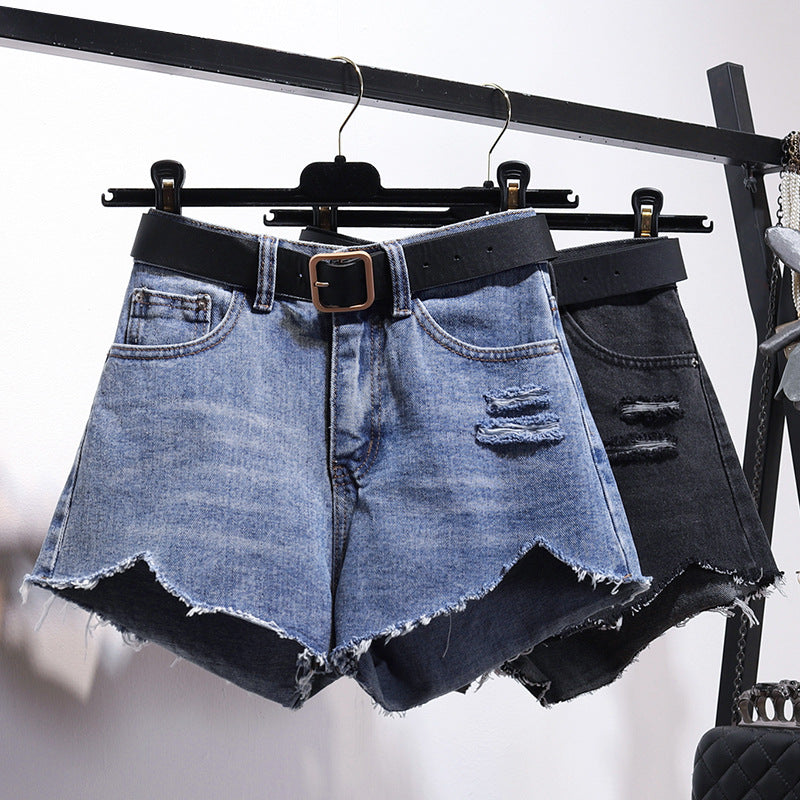 Women's Distressed Denim Shorts - High Waisted Ripped Jean Shorts for Women | Perfect for Summer Outfits, Casual Wear & Beach Vacations