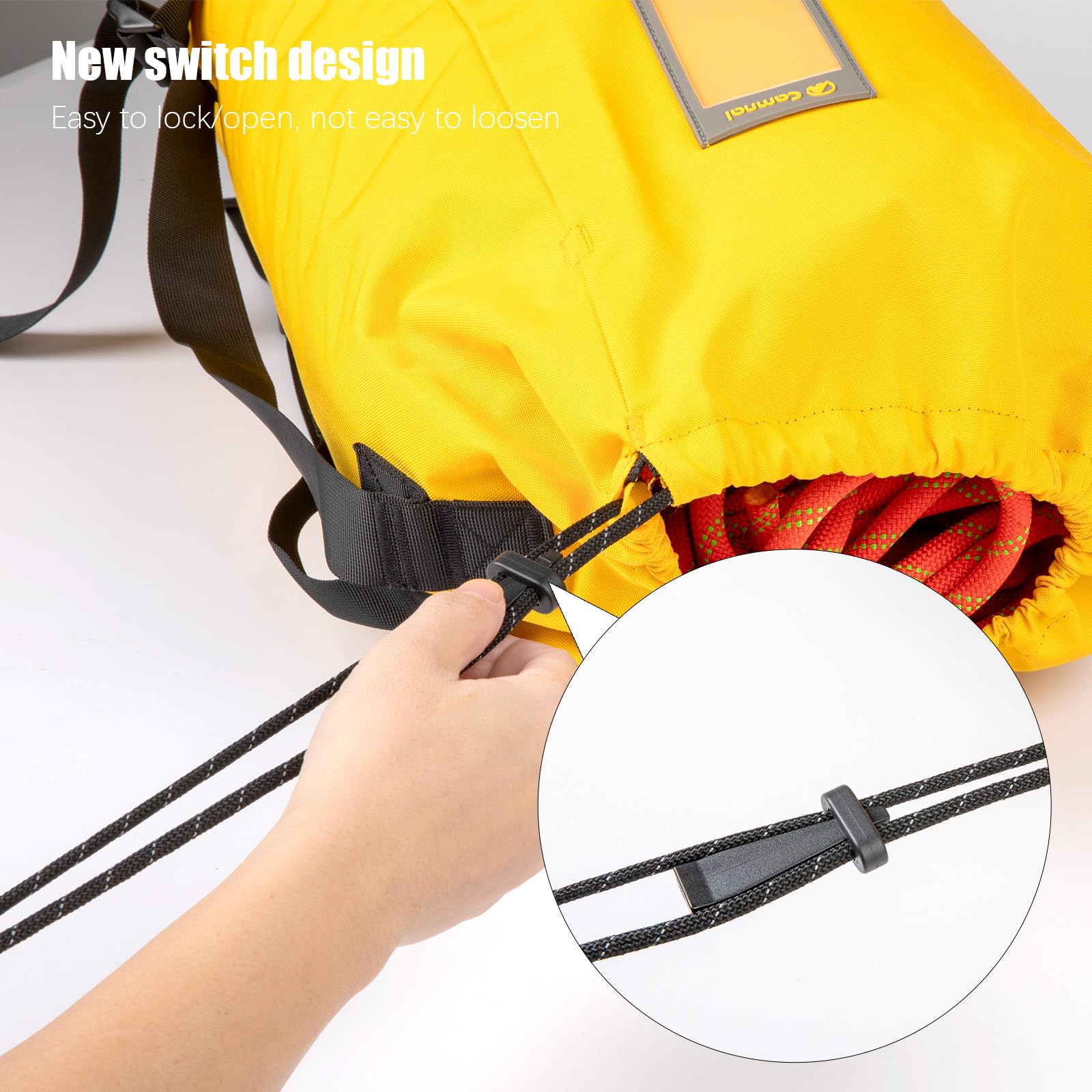 Large Capacity Waterproof Arborist Throw Bag - 200ft Climbing Gear Backpack with Adjustable Straps & Foldable Design | Perfect for Tree Climbing, Rock Climbing & Outdoor Adventures