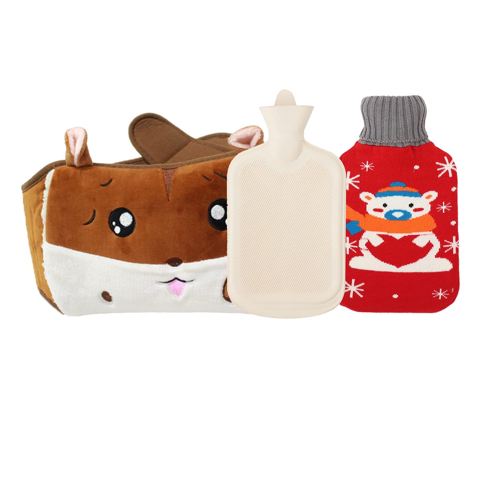 2L Hot Water Bottle with Soft Cover - Reusable Cold & Hot Therapy Bag for Pain Relief, Menstrual Cramps, Muscle Soreness - Perfect Gift for Women, Seniors & Kids (46.4x7.9in) - Ideal for Winter Warmth, Bedtime Comfort & Post-Workout Recovery