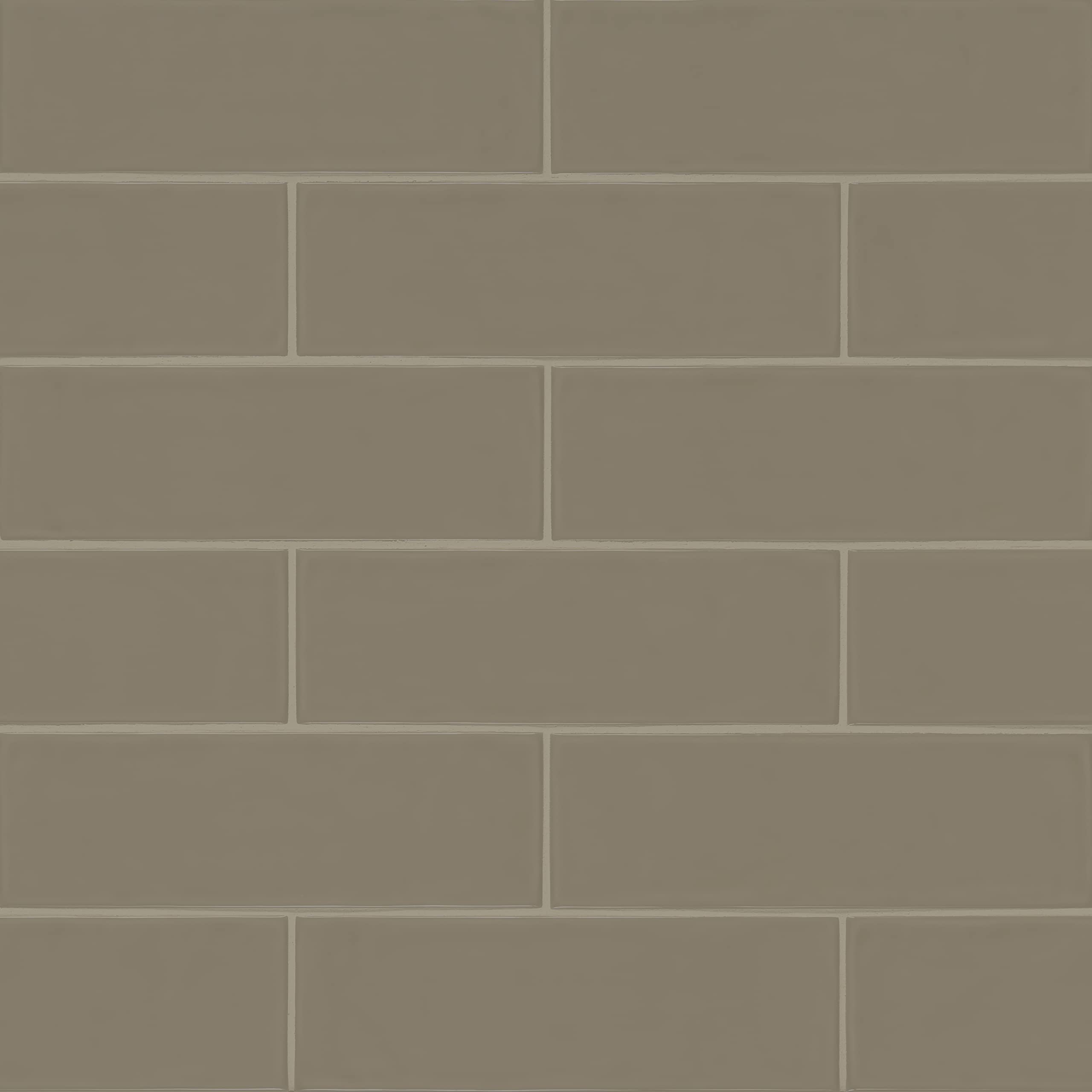 MSI Urbano Warm Concrete 4x12 Inch Glossy Ceramic Subway Tile - Waterproof Bathroom & Kitchen Backsplash, Shower Wall Tile for Modern Home Décor (Perfect for Accent Walls, Laundry Rooms & Commercial Spaces)