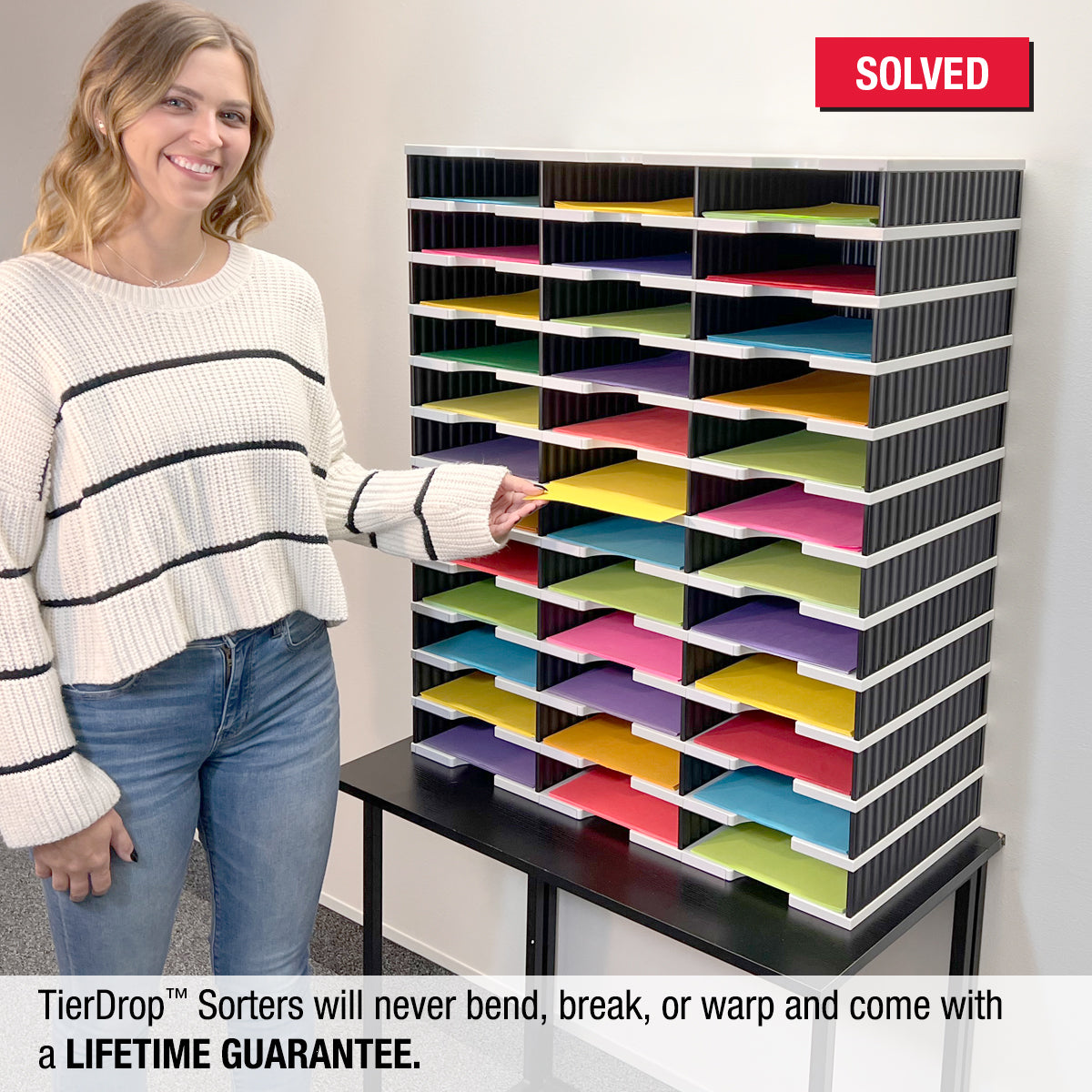 Ultimate Office TierDrop™ 36 Slot Letter Tray - 28.5