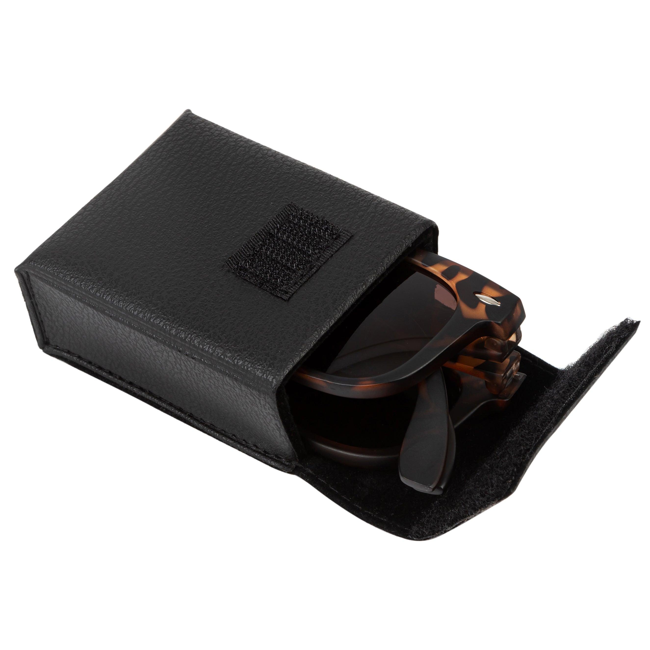Polarized Folding Sunglasses for Men & Women - UV Protection, Lightweight & Portable - Perfect for Travel, Driving, and Outdoor Activities
