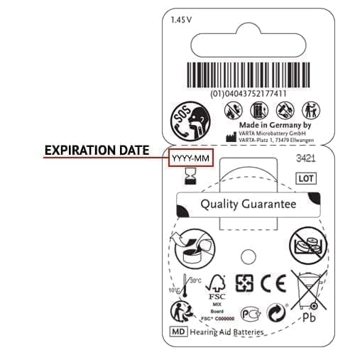 Power One Size 312 Hearing Aid Batteries - Mercury Free, 60 Pack - Long Lasting Zinc Air Batteries for Hearing Devices, Perfect for Travel & Daily Use