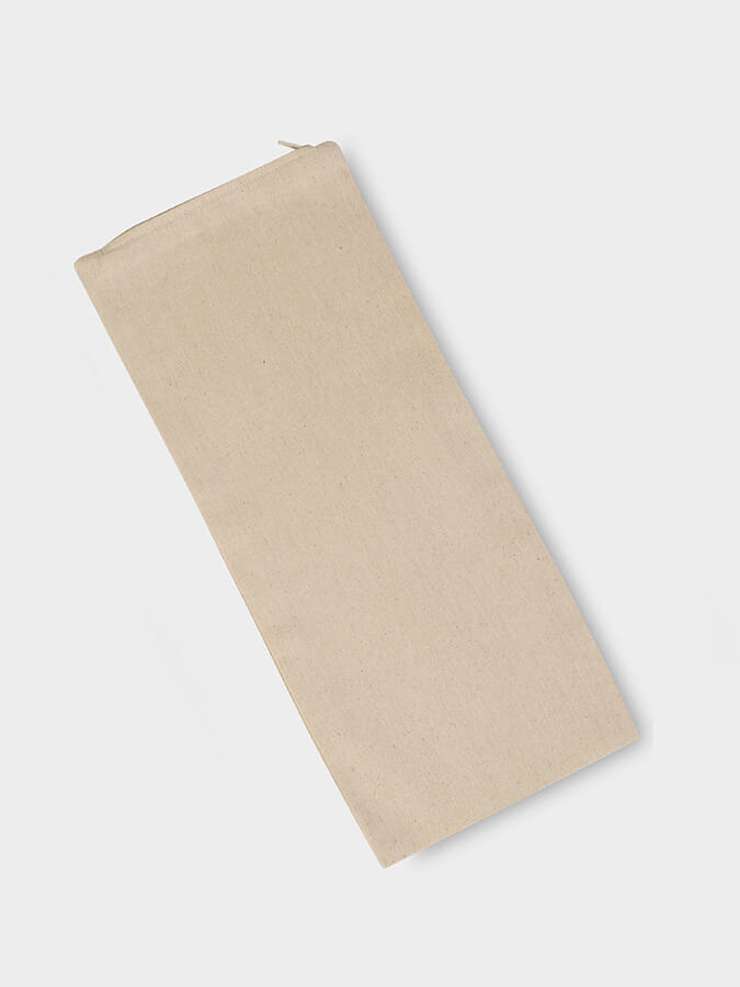 GOTS Certified Organic Cotton Yoga Sandbag Cover - Eco-Friendly & Breathable for Hot Yoga, Meditation & Home Workouts