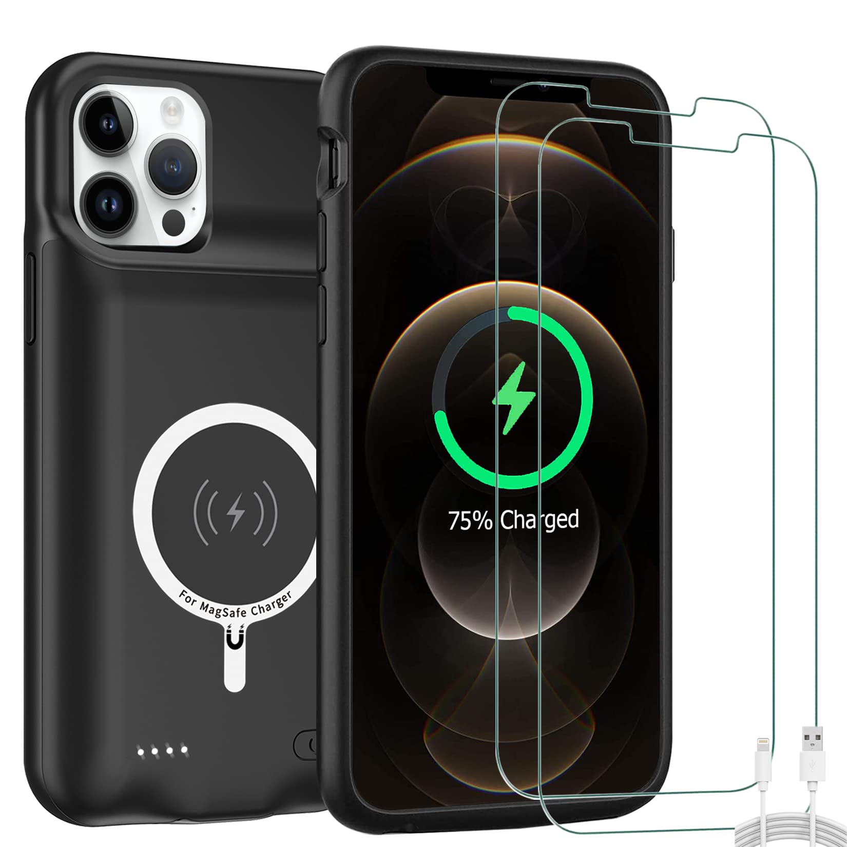 10800mAh Battery Case for iPhone 12 Pro Max (6.7