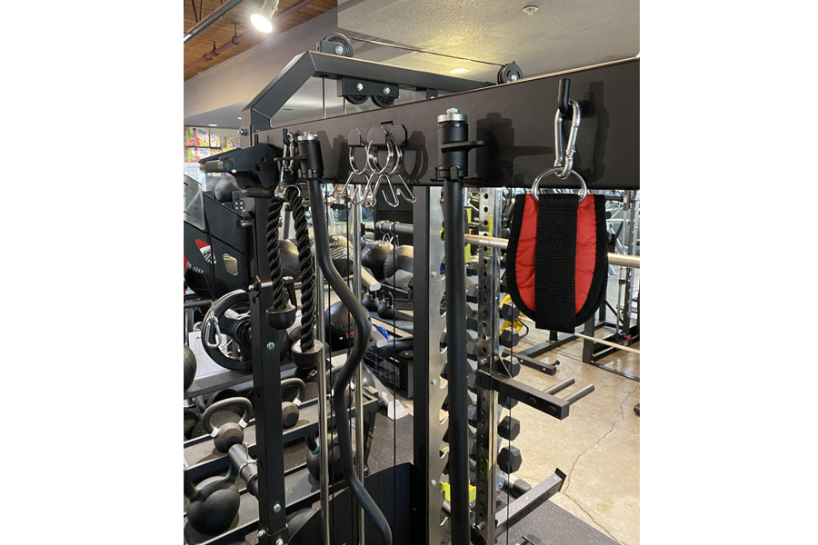Warrior 701 All-in-One Power Rack with Smith Machine & Cable Crossover - Multi-Functional Home Gym Equipment for Strength Training & Fitness - Perfect for Home Workouts & Garage Gyms (Summer Sale)