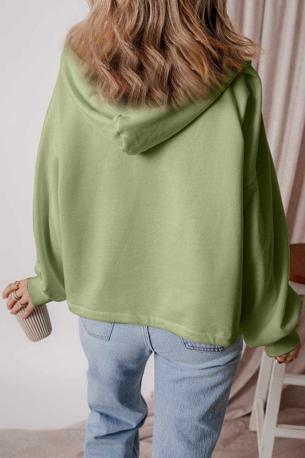 Men's Casual Half Zip Hoodie with Kangaroo Pockets - Lightweight Pullover for Outdoor Activities & Lounge Wear