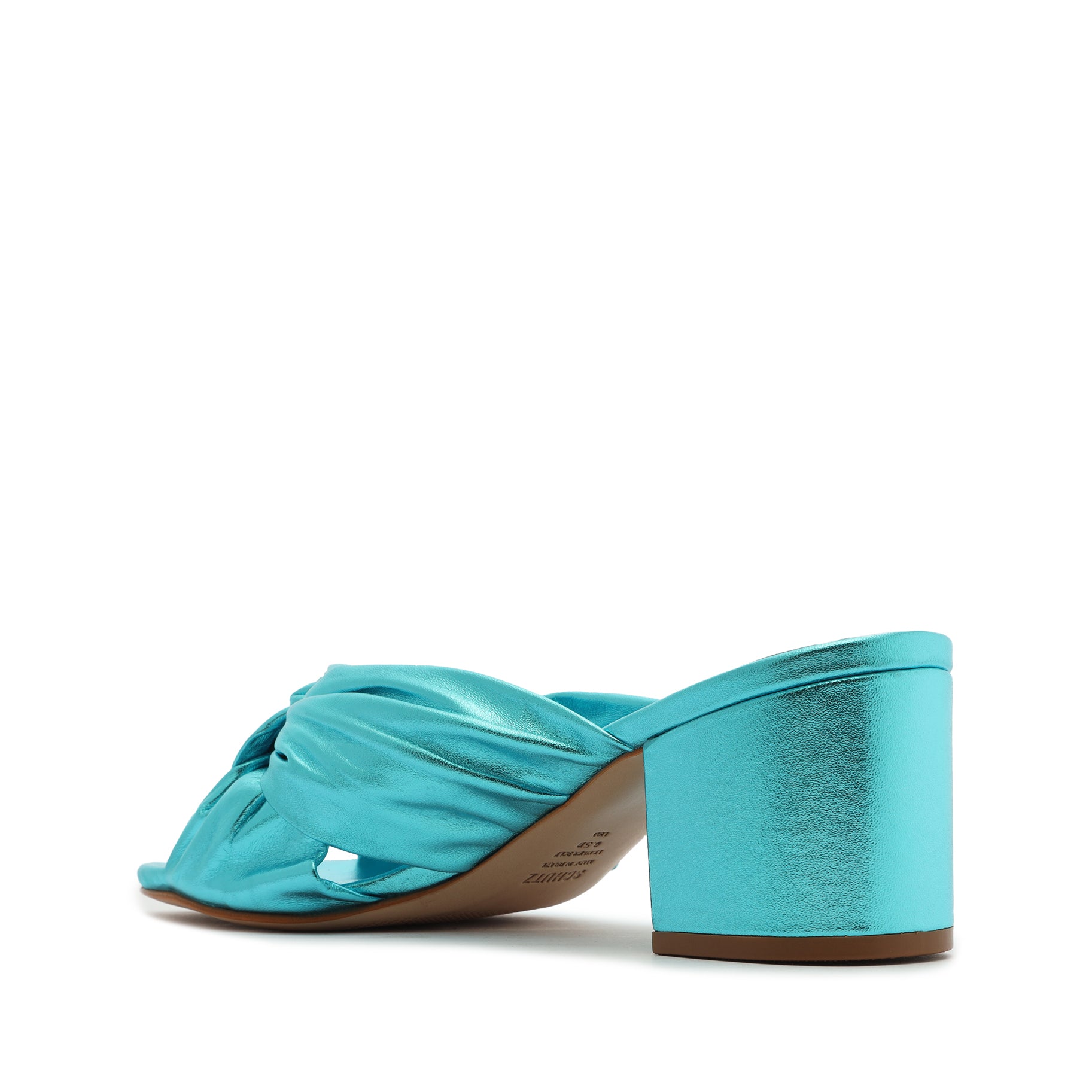 Mindy Mid Block Heel Metallic Leather Sandals for Women - Comfortable & Stylish Summer Shoes for Casual Outings, Beach Walks, and Date Nights
