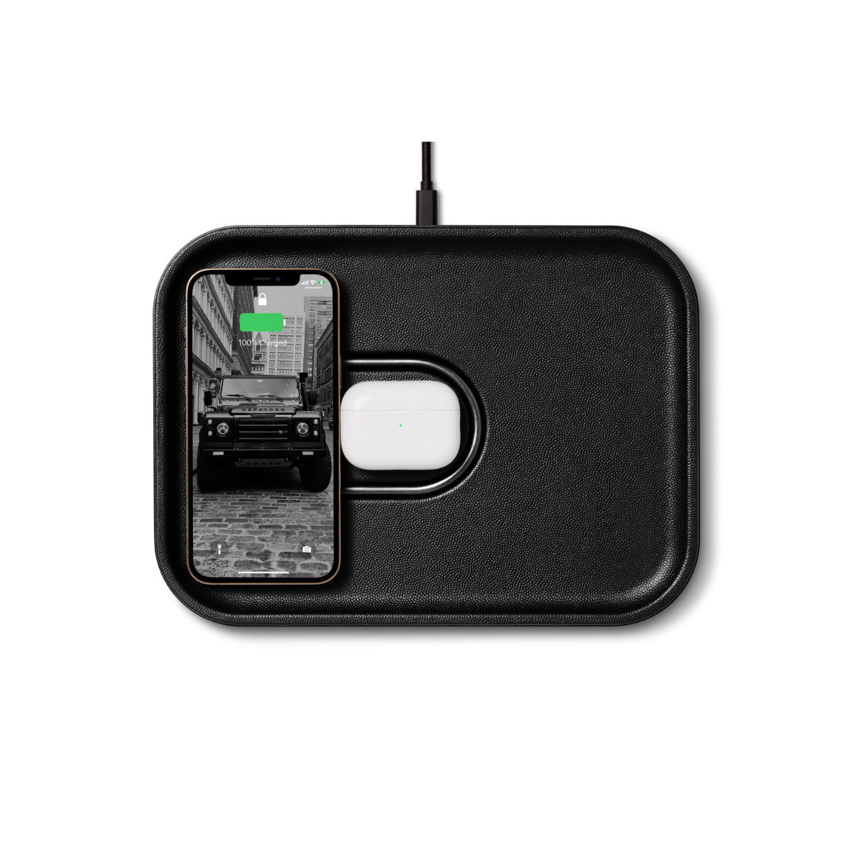 Courant MAG:3 Magnetic Wireless Charger for 2 Devices - Fast Qi Charging Pad for iPhone, Android Phones & AirPods | Home, Office & Travel Use
