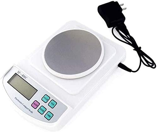 Precision Digital Kitchen Scale 5kg/0.1g with Blue Backlight LCD Display - Multifunctional Food Scale for Baking, Cooking, Meal Prep & Portion Control