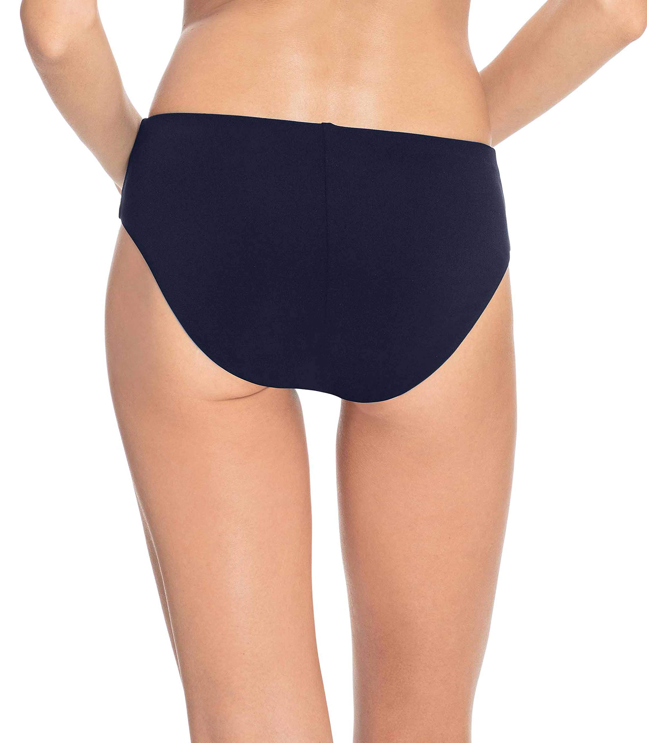Robin Piccone Women's Ava High Rise Bikini Bottom - Sexy Swimwear for Women, Comfortable & Stylish Beachwear - Perfect for Pool Parties, Vacations & Summer Getaways
