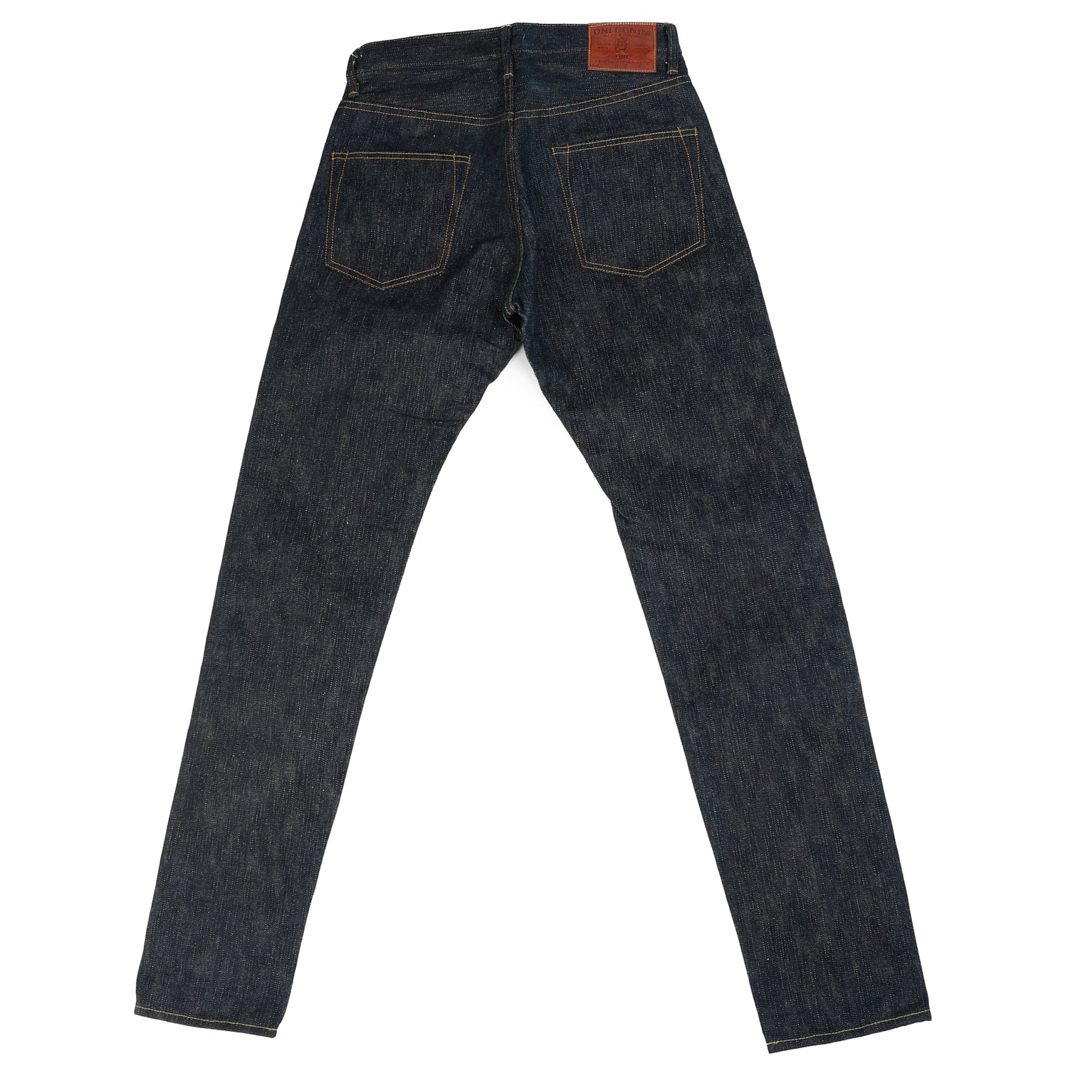 ONI 902 16oz Green Cast Kihannen Raw Denim Jeans - Premium Japanese Selvedge, Regular Tapered Fit for Men - Perfect for Casual Wear, Street Style & Denim Enthusiasts