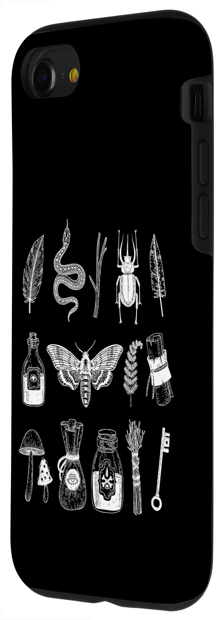 Apple iPhone SE (2020) / 7 / 8 Halloween-Themed Protective Case - Witch Ritual Design with Jar Art for Spooky Season & Cosplay Accessories