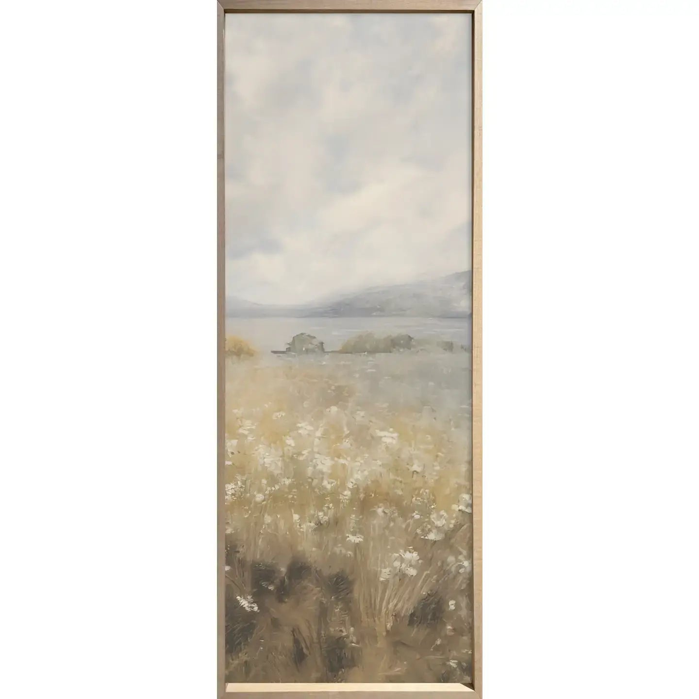 Field of Flowers Framed Wall Art Set - Floral Canvas Prints for Home Decor, Living Room, Bedroom & Office