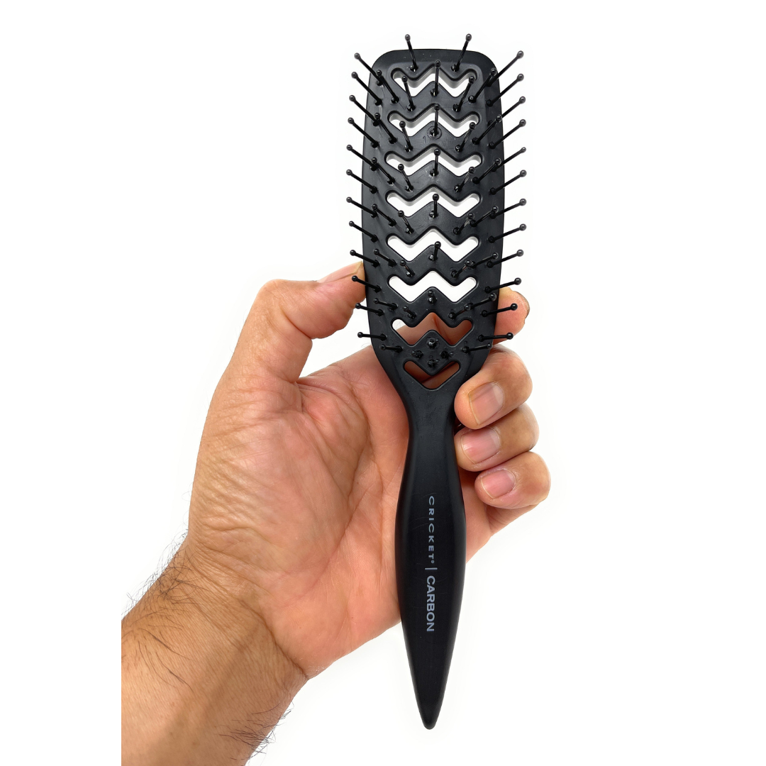 Heat Resistant & Anti Static Cricket Vent Hair Brush for Blow Drying and Styling - Perfect for Salon, Home Use, and Travel