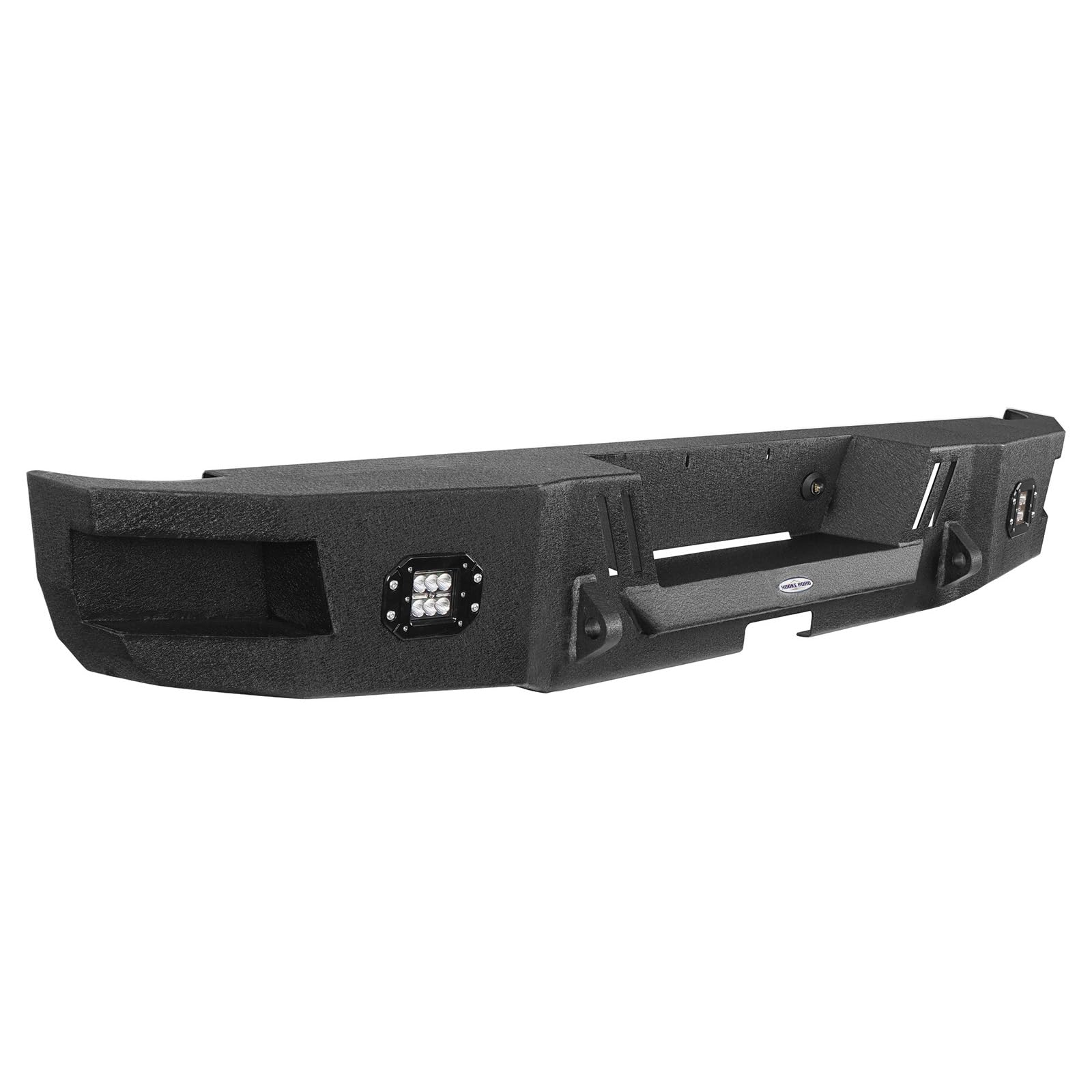 Hooke Road Heavy Duty Steel Rear Bumper for 2002-2008 Dodge Ram 1500 Pickup Truck - Durable Off-Road Protection & Towing Upgrade - Perfect for Off-Roading, Overlanding & Work Trucks