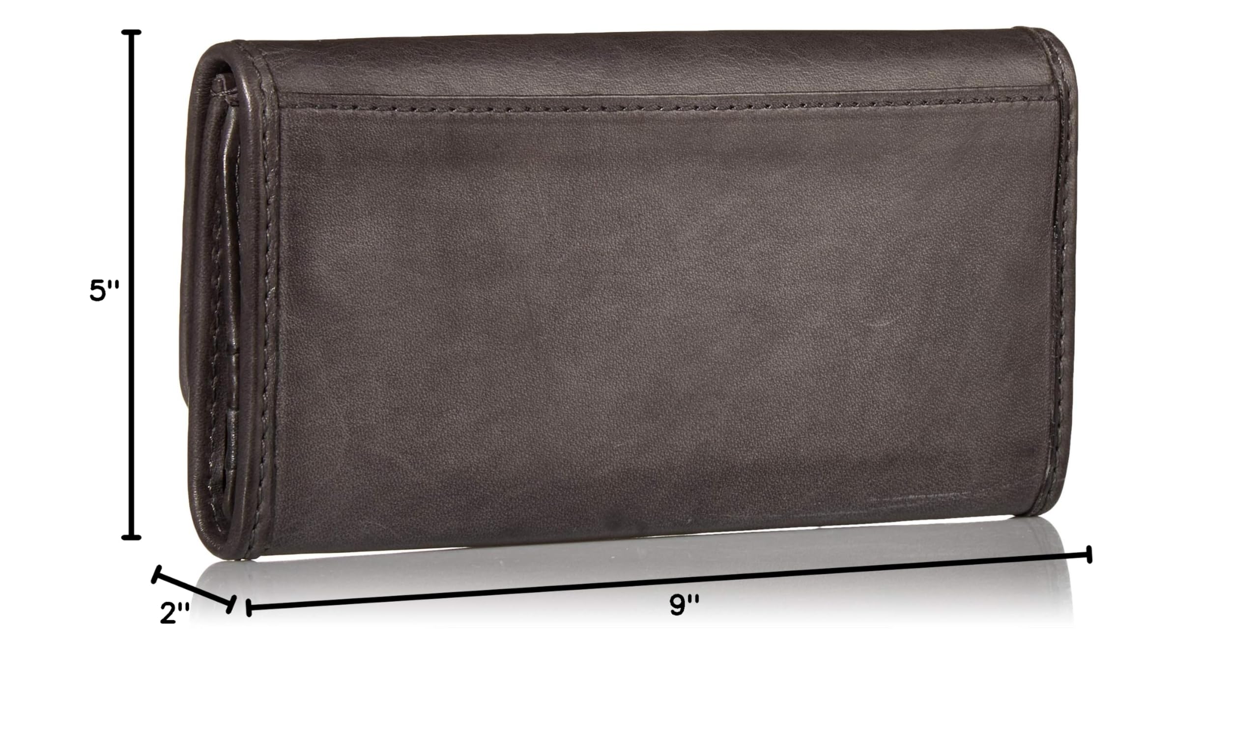 Frye Women's Melissa Leather Wallet - Slim RFID Blocking Bifold Wallet for Women - Perfect for Everyday Use, Travel & Gift Giving