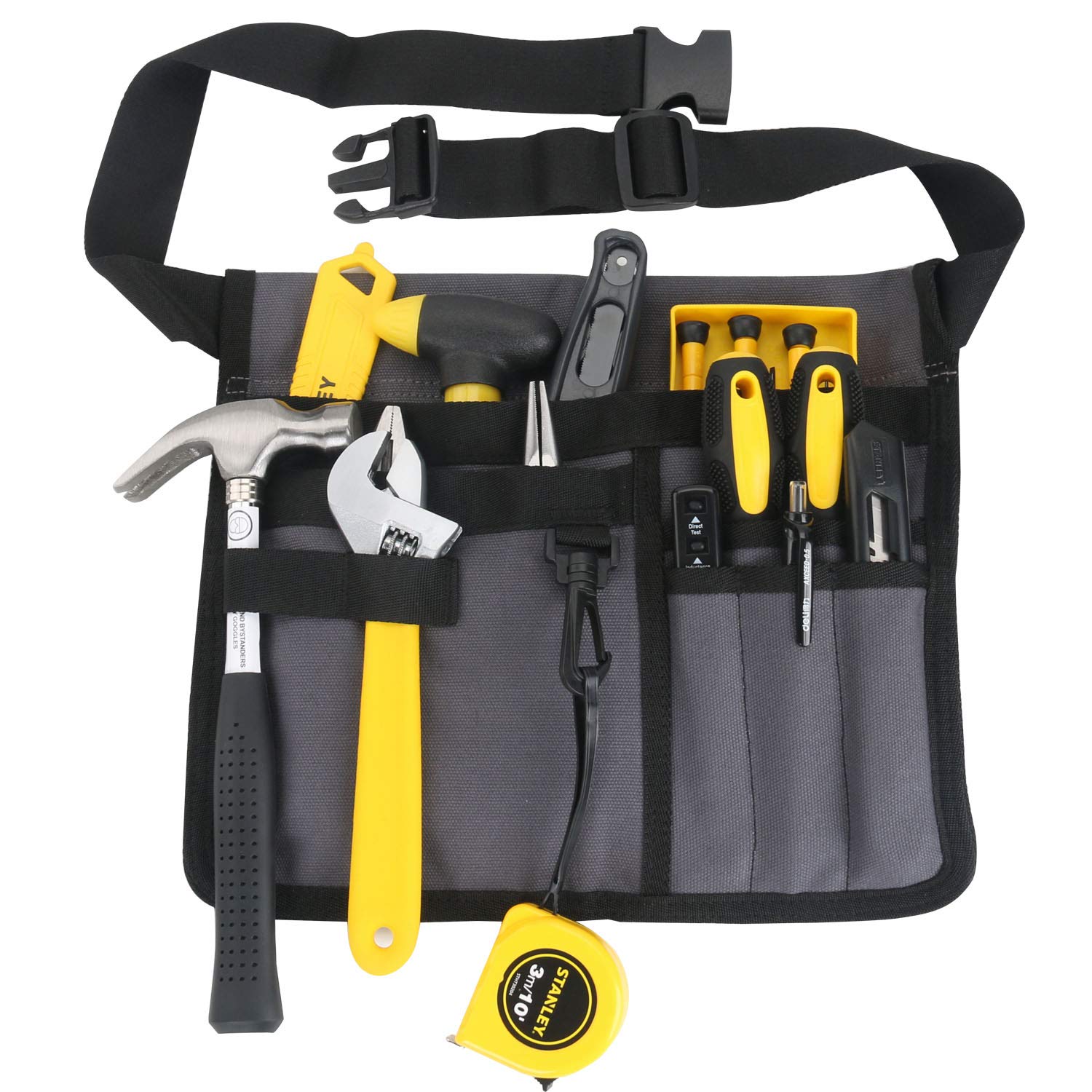 Heavy Duty Tool Belt Pouch for Electricians & Technicians - Multi-Pocket Waist Tool Organizer Bag for Maintenance, Construction & DIY Projects | Perfect for Carpenters, Plumbers & Handymen