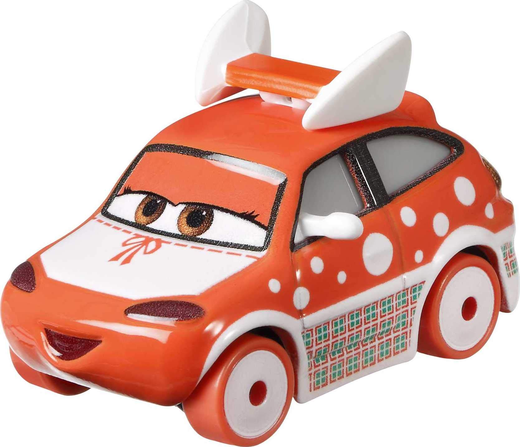 Disney Cars Movie Harumi Miniature Collectible Race Car Toy - Authentic Character from Cars Films, for Kids Age 3+ (Multicolor) | Perfect Gift for Birthday, Christmas & Playtime Fun