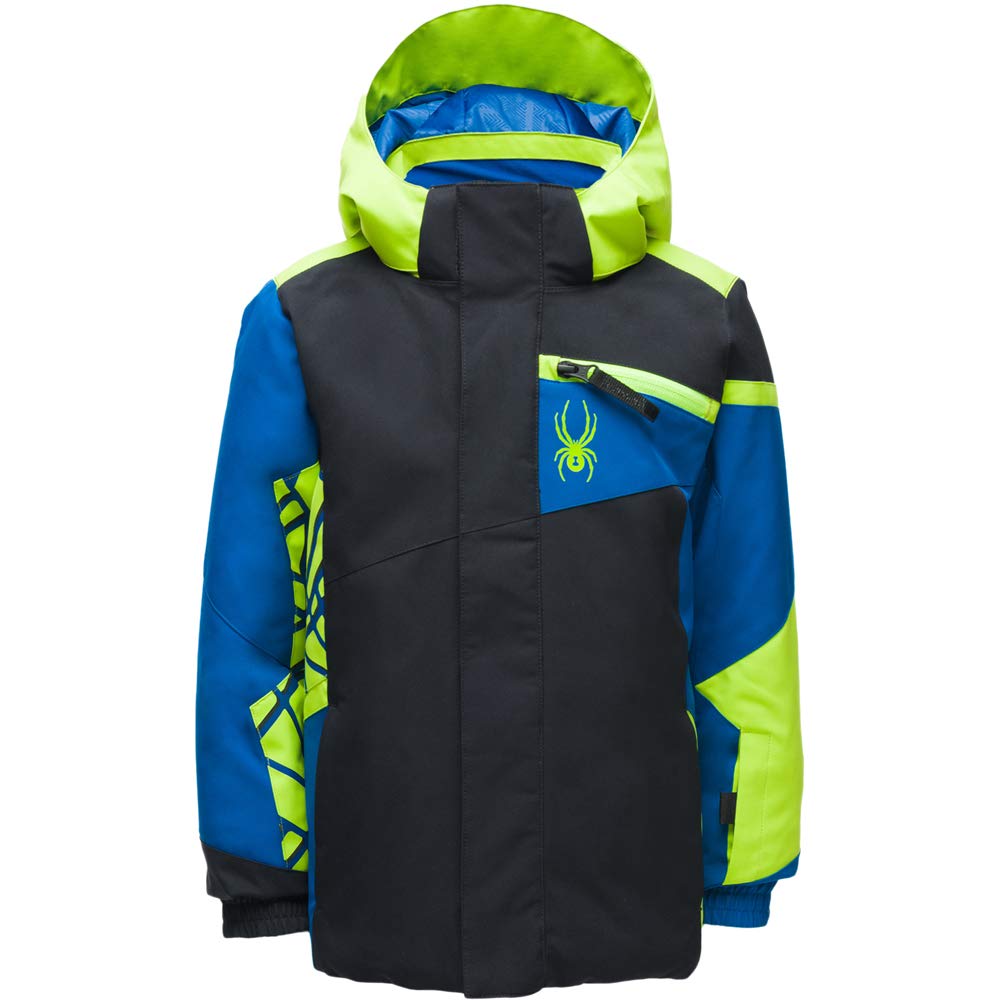 Spyder Boys' Mini Challenger Ski Jacket - Waterproof Winter Jacket for Kids - Warm Snow Jacket for Skiing, Snowboarding & Outdoor Winter Activities