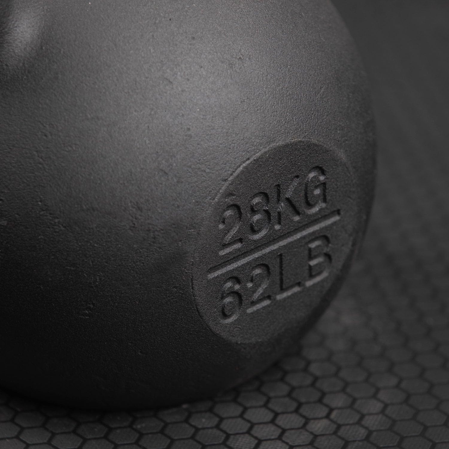 Titan Fitness Cast Iron Kettlebell - Durable Single Piece Casting with KG/LB Markings for Full Body Workout - Perfect for Home Gym, CrossFit & Strength Training