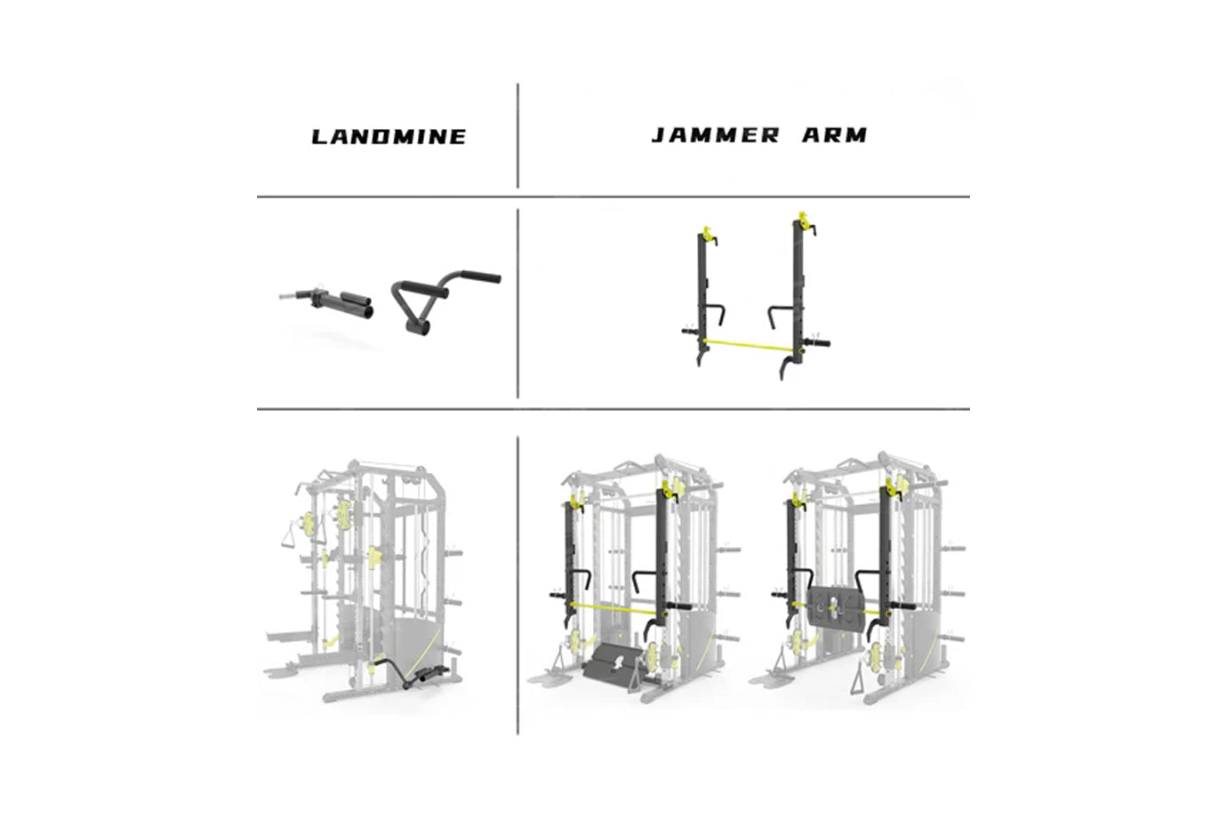 Warrior 701 All-in-One Power Rack with Smith Machine & Cable Crossover - Multi-Functional Home Gym Equipment for Strength Training & Fitness - Perfect for Home Workouts & Garage Gyms (Summer Sale)