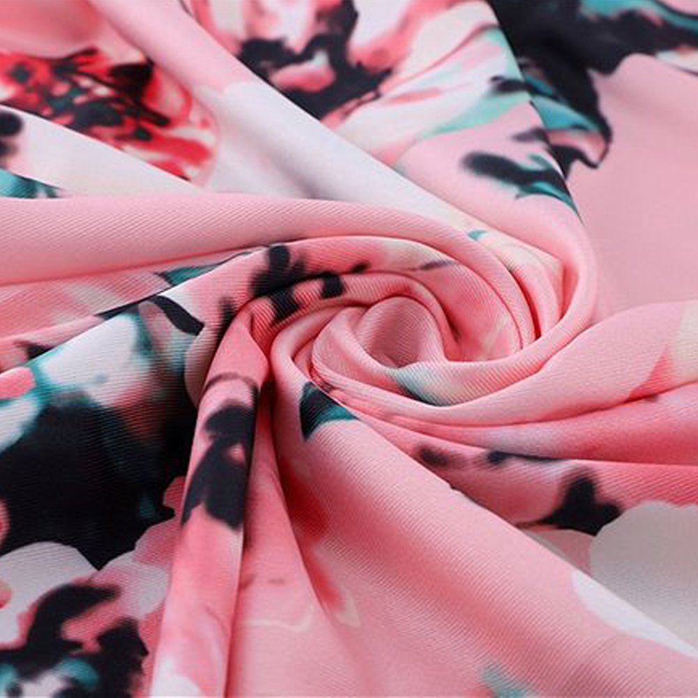Floral Maxi Dress for Girls - Short Sleeve Summer Dress with Pockets | Flower Printed Long Dress for Beach Vacation, Holiday Party & Outdoor Activities