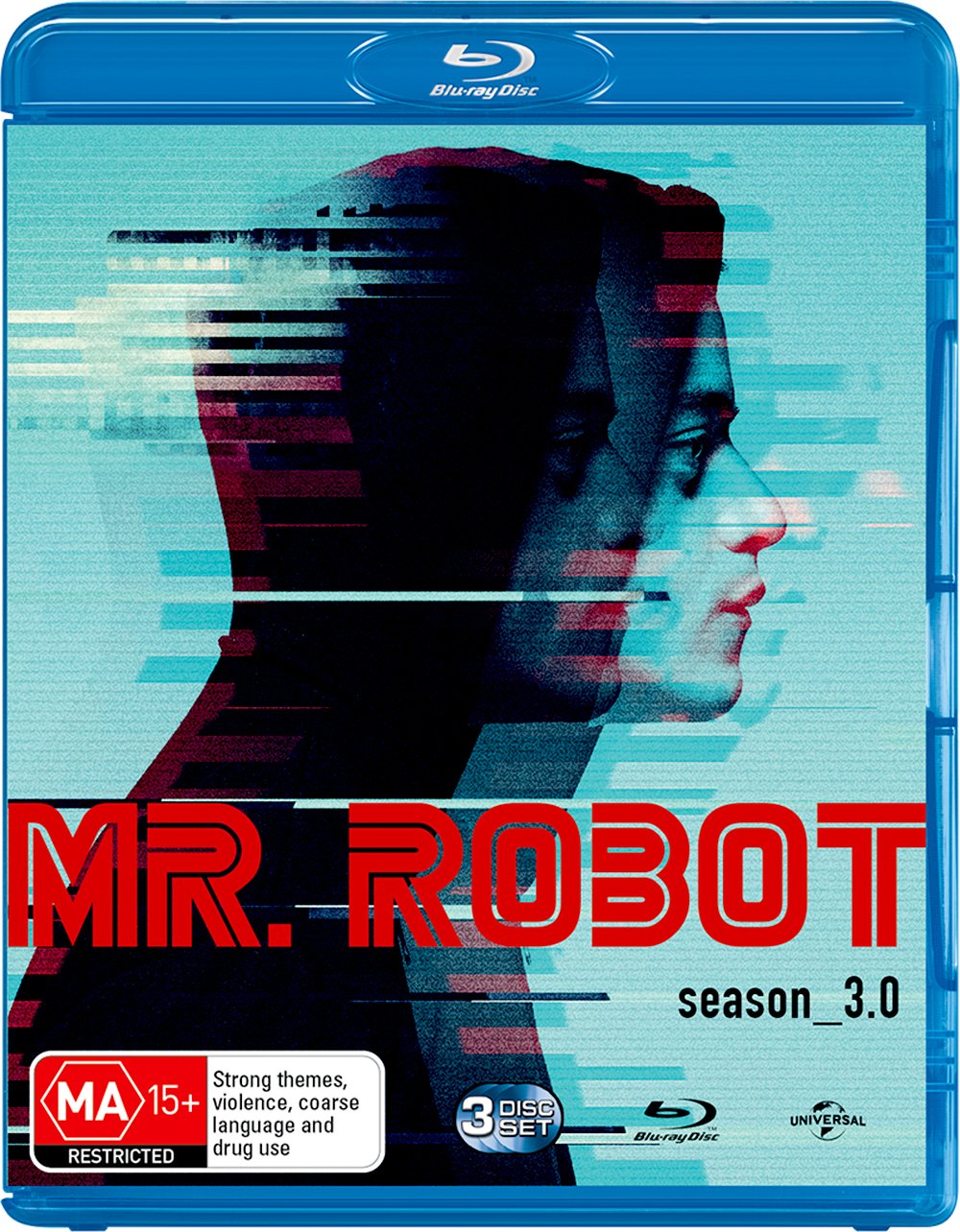Mr Robot: Season 3 DVD - Region B Import (Australia) - Cyberpunk Thriller Series for Home Entertainment & Collector's Edition