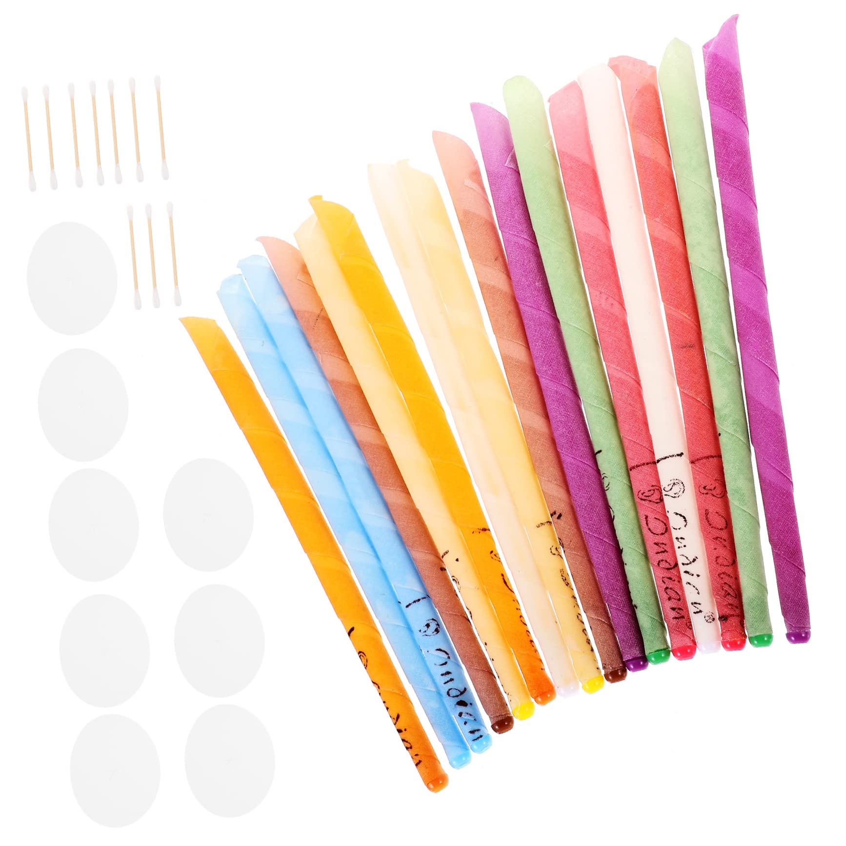 WOONEKY Ear Wax Removal Kit - 8 Beeswax Candles with Cleaning Tools & Protective Disks for Adults | Safe Ear Cleaning Solution for Home Use & Travel