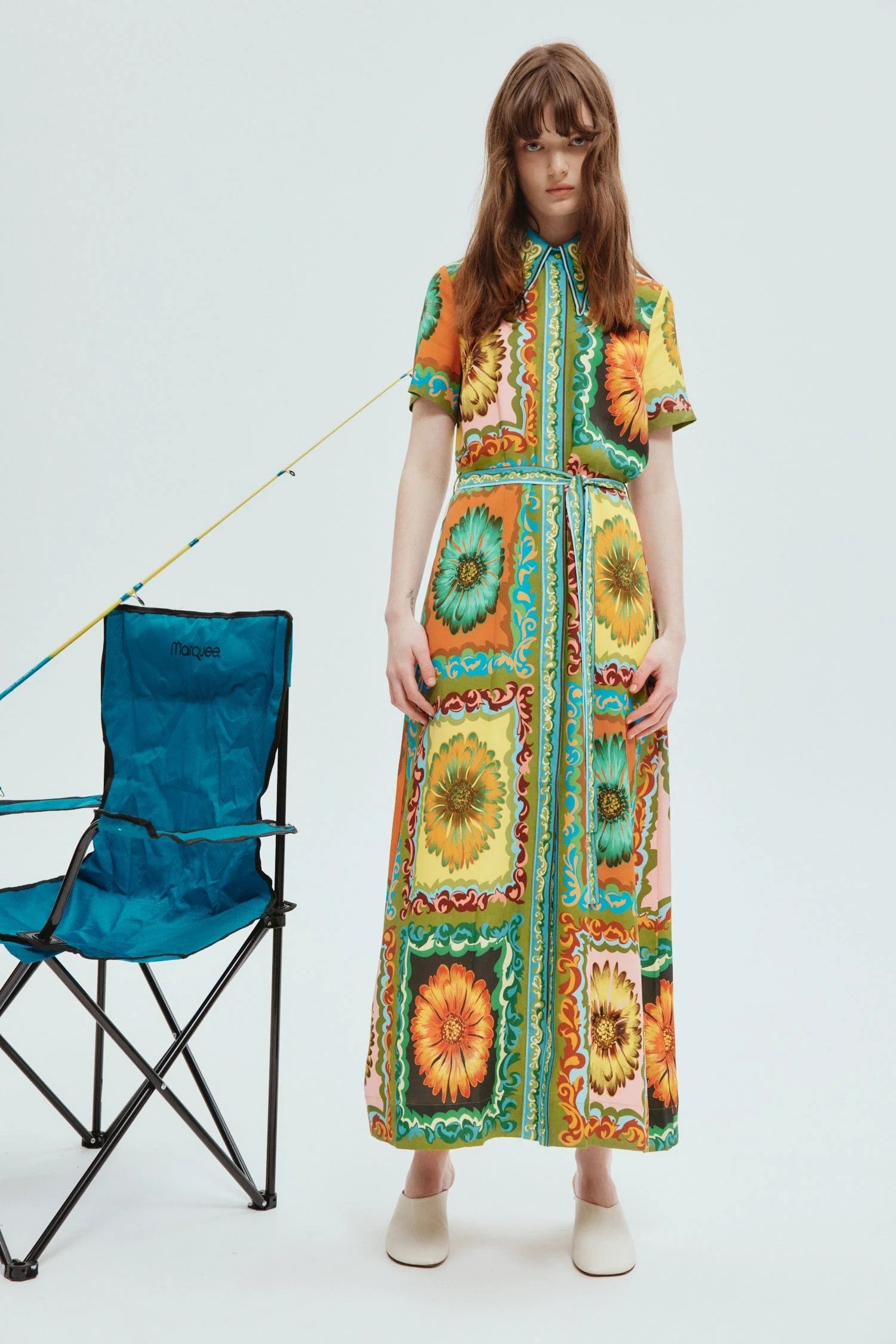 Stylish DISCO DAISY SHIRTDRESS for Women - Floral Print Summer Dress - Perfect for Parties, Weddings & Casual Outings
