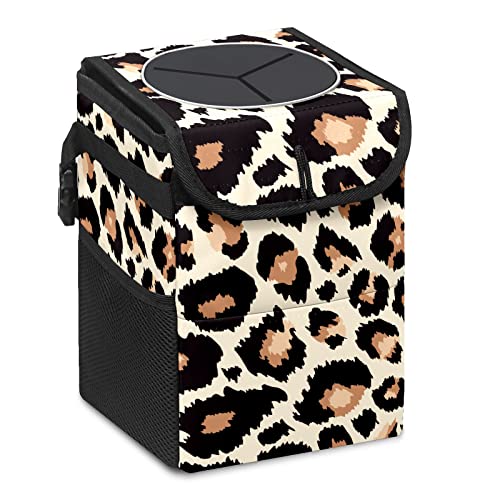 White and black leopard tiger print
