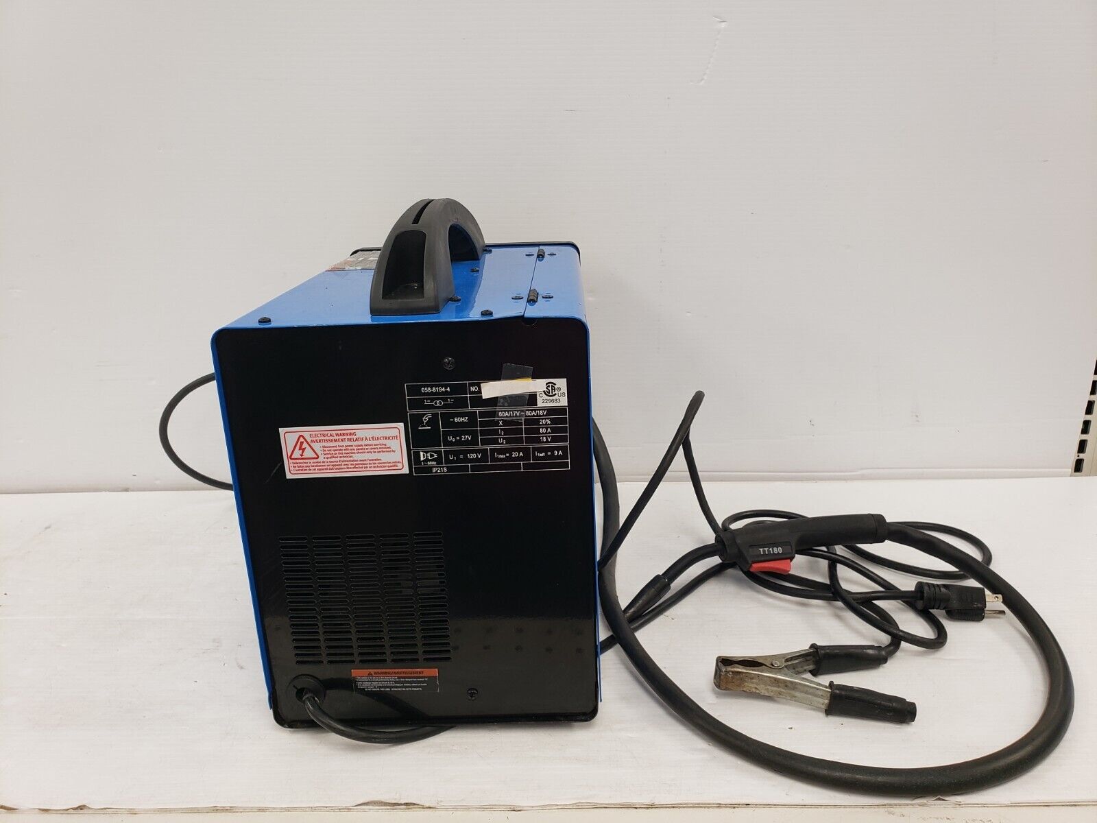 Mastercraft 058 81944 Professional Welder - Heavy Duty Metal Welding Machine for DIY, Home Repair & Metal Fabrication Projects