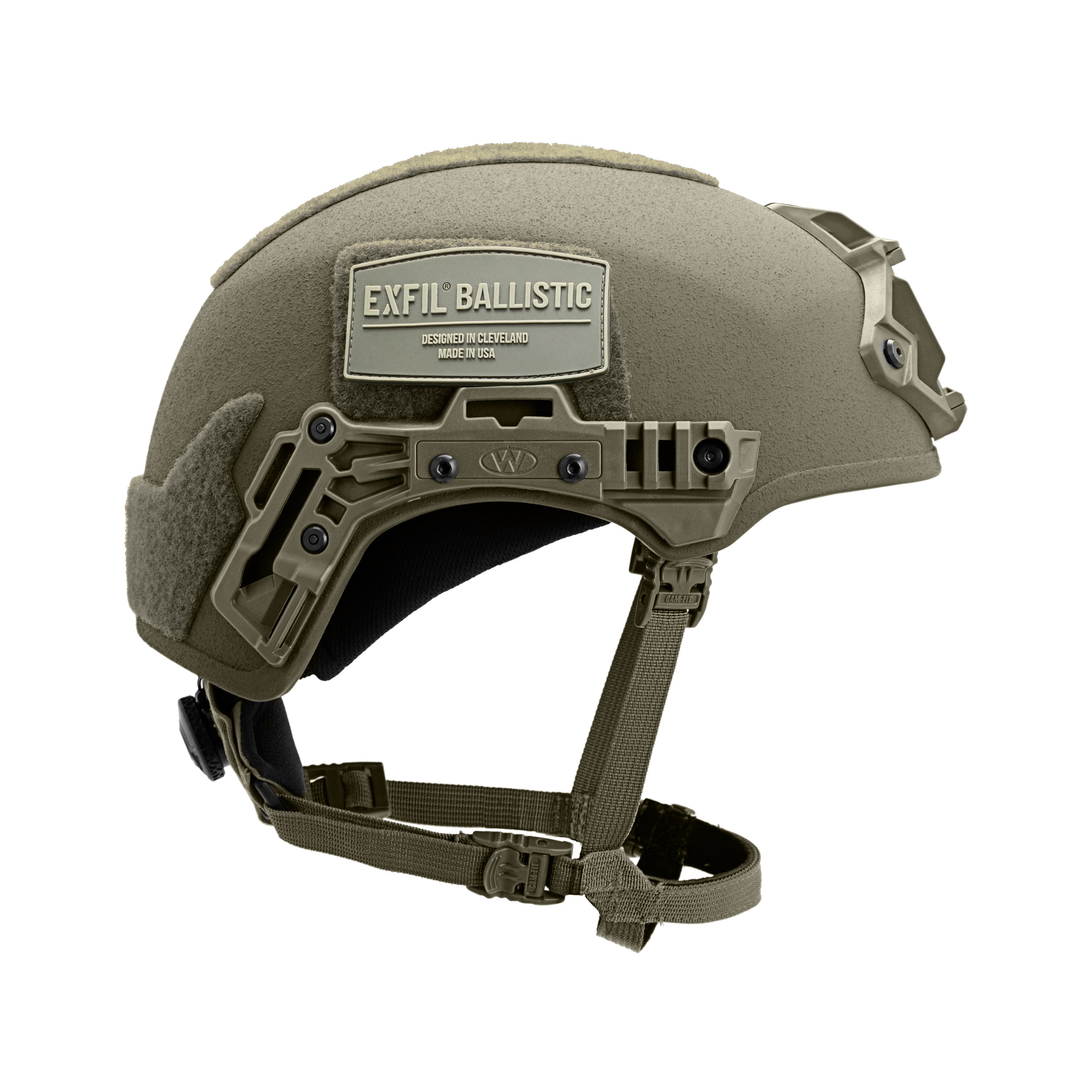 Team Wendy Exfil Ballistic Helmet - Tactical Hybrid Composite Shell with EXFIL Rail 3.0 System | Military & Law Enforcement Combat Helmet for Special Ops, SWAT & Outdoor Shooting