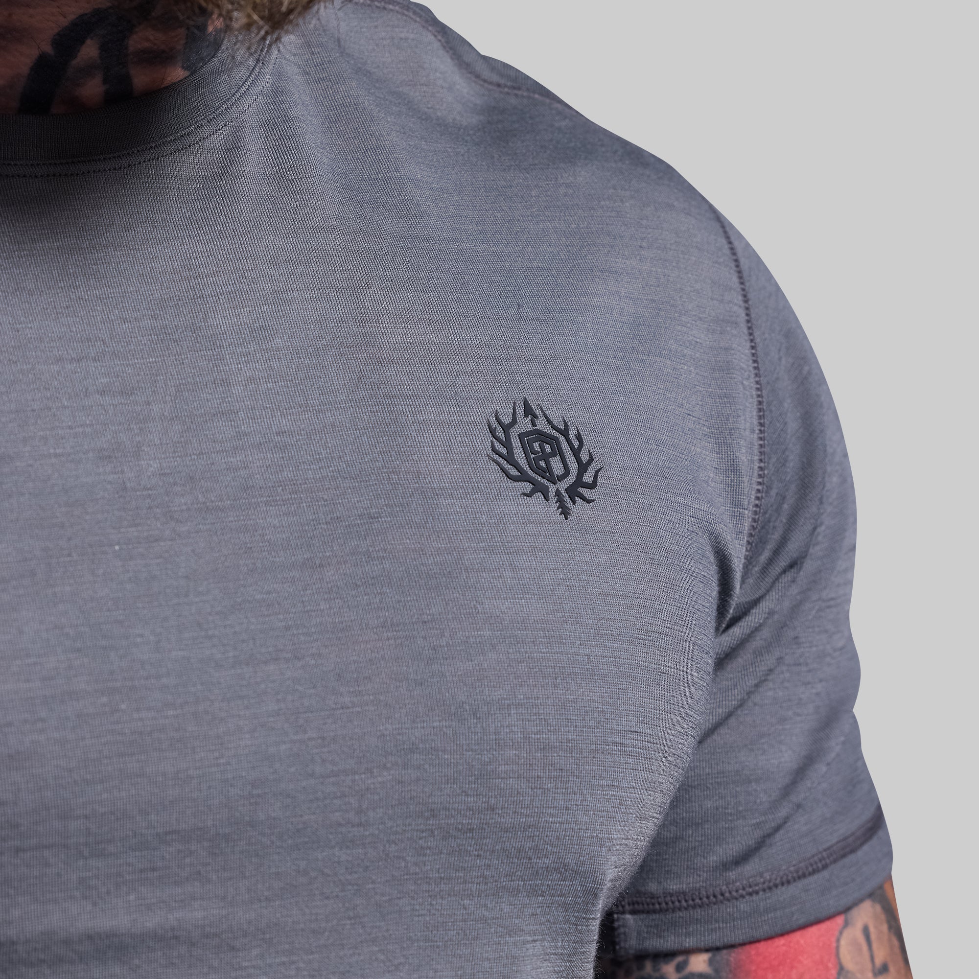 Ridgeline Tee 165 - Premium Performance T-Shirt for Men (Wolf Grey) - Ideal for Hiking, Outdoor Adventures & Casual Wear