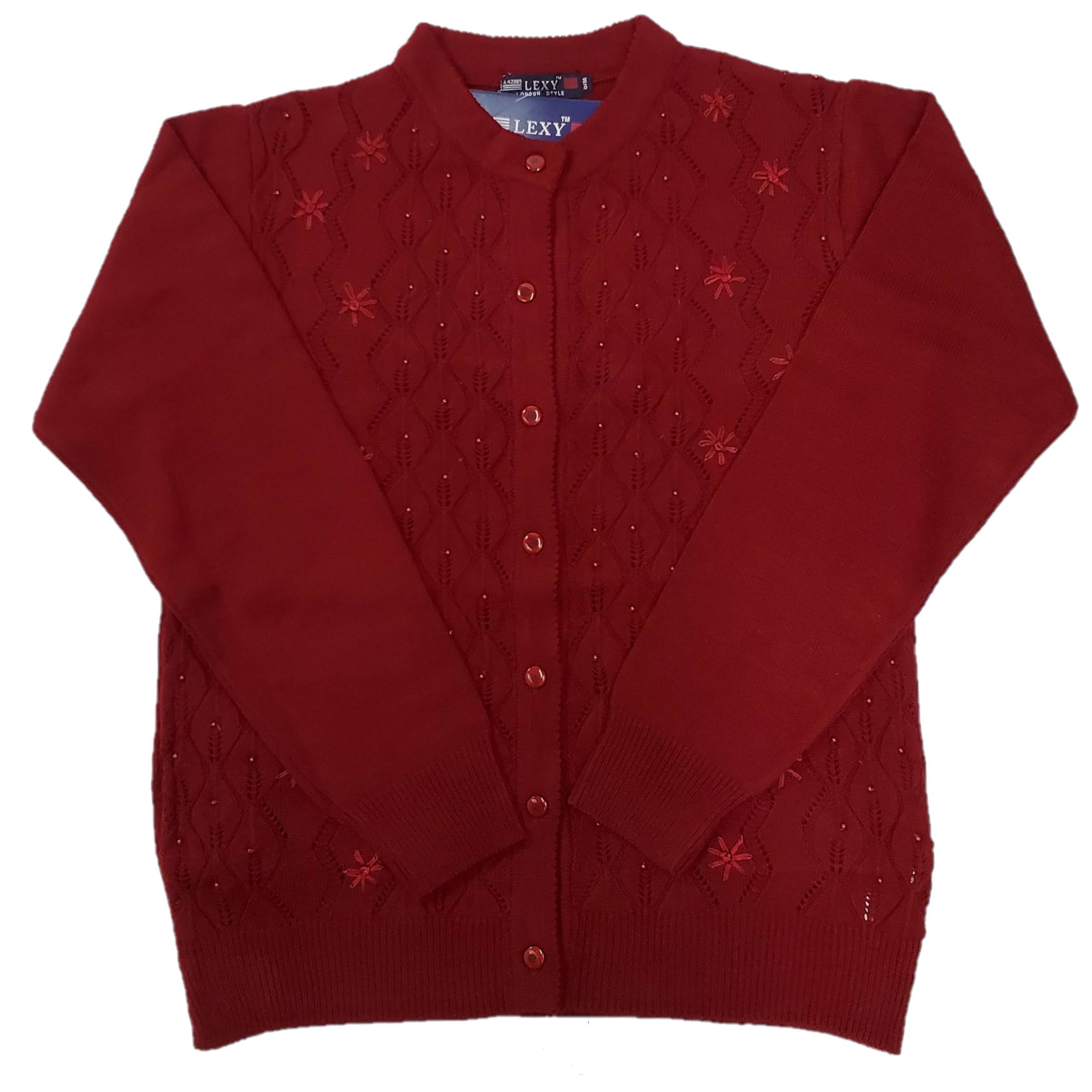Elegant Ladies Beaded Crochet Cardigan Sweater - Boho Chic Lace Knit Open Front Cover-Up for Spring & Summer