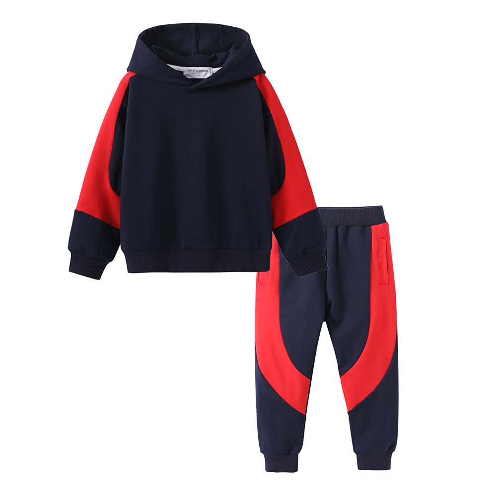 Boys' Long Sleeve Jogger Set - Mud Kingdom Casual Outerwear for Toddlers & Kids | Perfect for Playdates, Outdoor Adventures & Everyday Wear