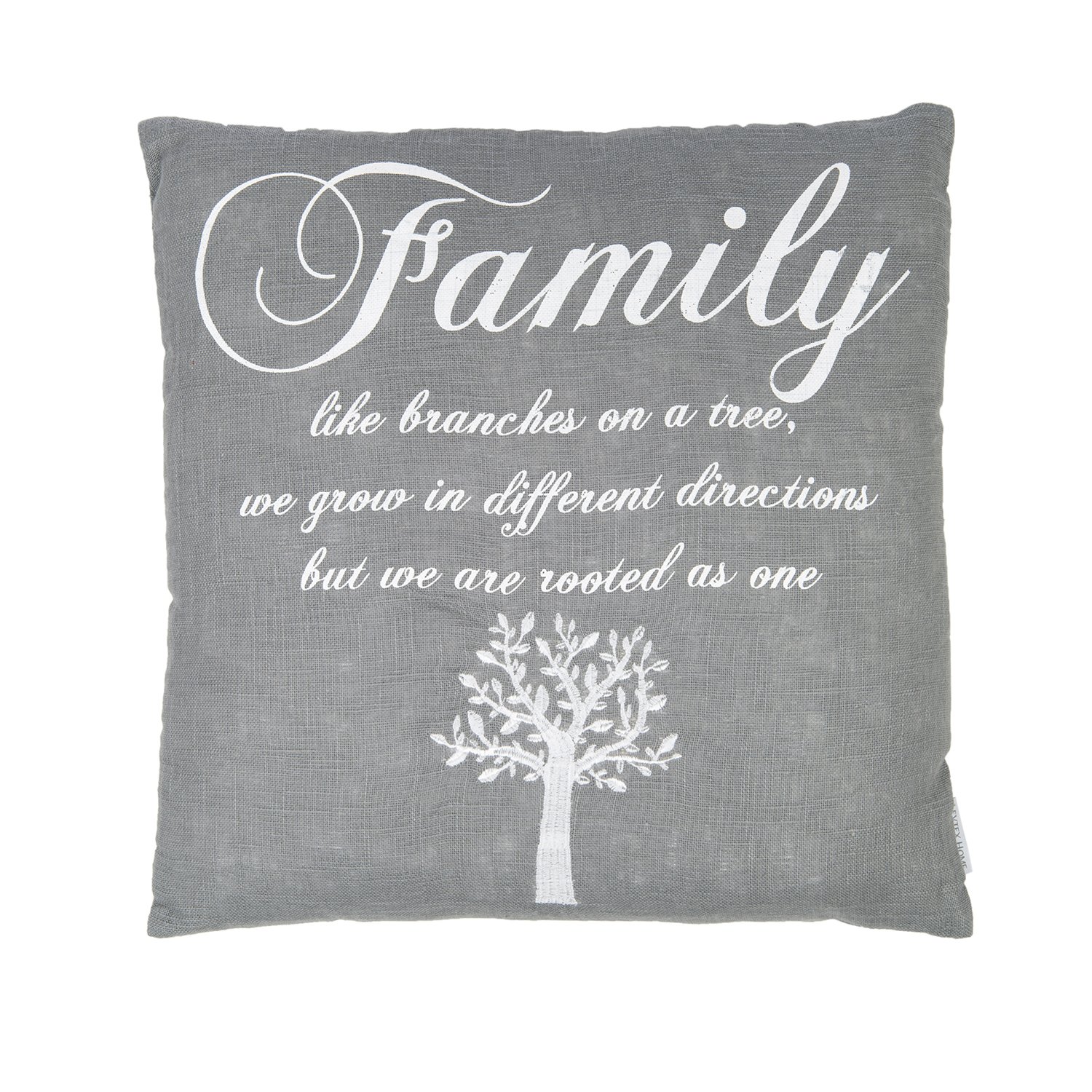 Levtex Home Grey Linen Floor Pillow - Large Comfortable Floor Cushion for Living Room, Bedroom, Nursery & Outdoor Use
