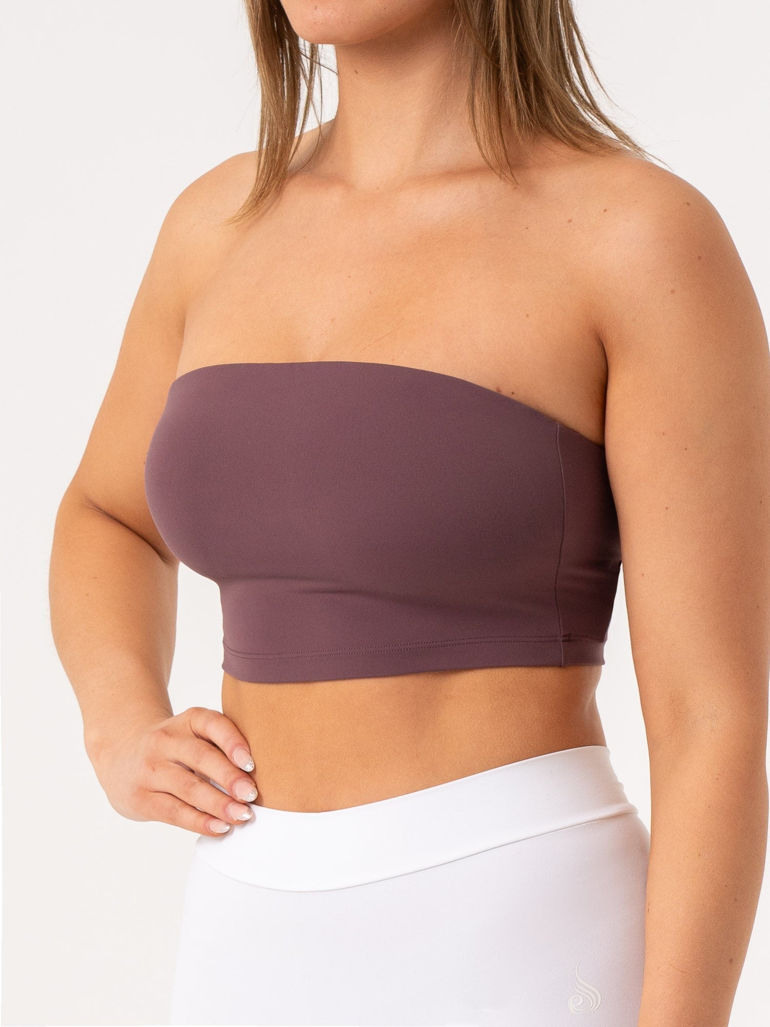 NKD Strapless Tank Bra for Women - Seamless Invisible Comfort Bra - Plum Color - Perfect for Backless Dresses, T-Shirts & Everyday Wear