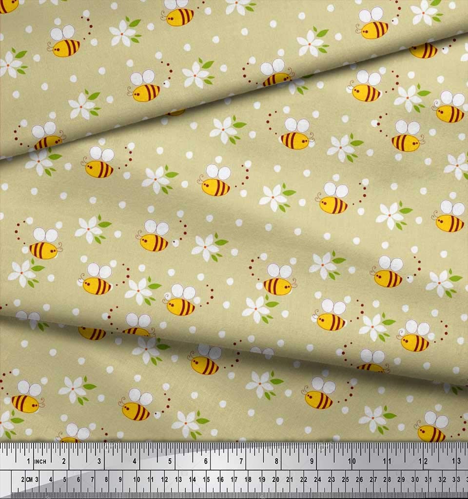 Soimoi Cotton Cambric Fabric - 42
